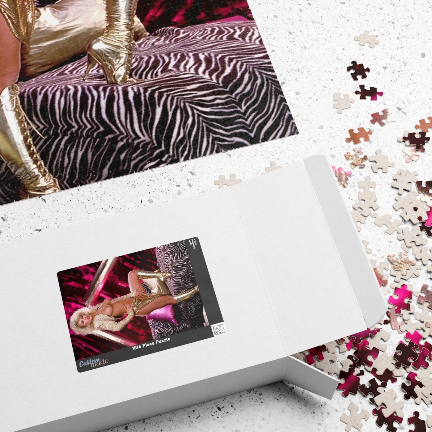 Puzzle (110, 252, 500, 1014-piece) Retro 1980s Porn Star Amber Lynn