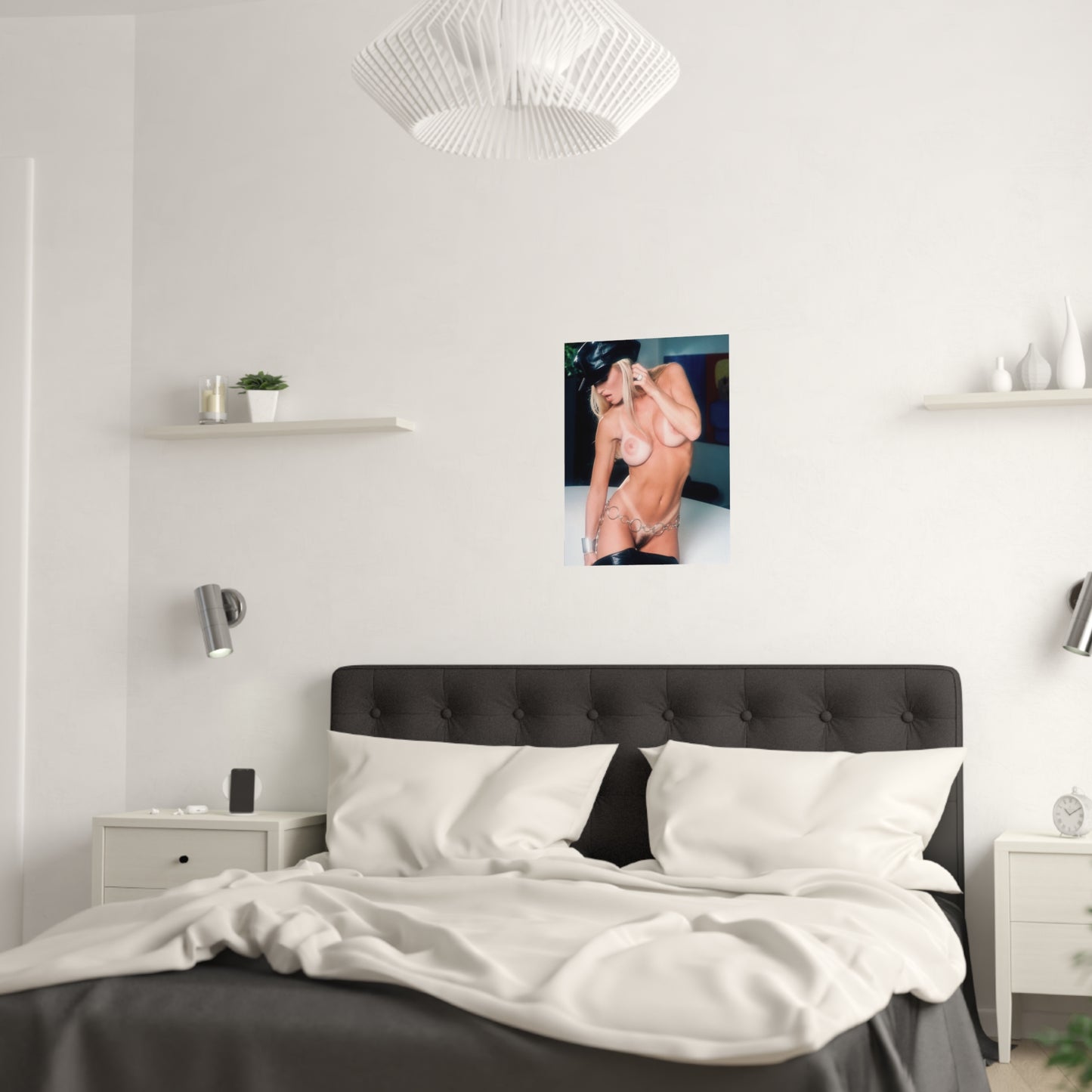Satin Posters (210gsm) Retro Adult Star Janine Lindenmulder Nude