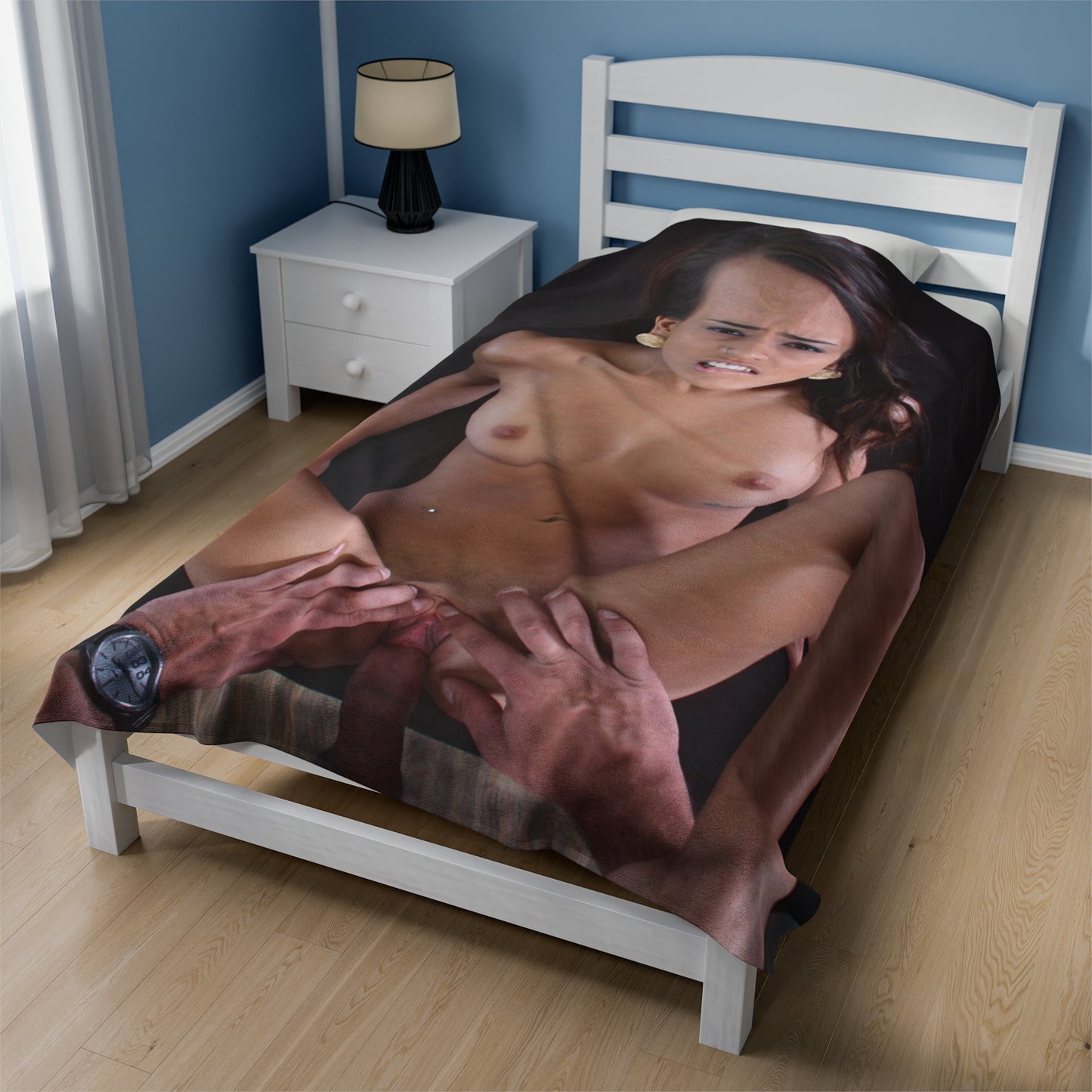 Velveteen Plush Blanket Pornstar Janice Griffin POV Cumrag Cum Rag Nude Naked