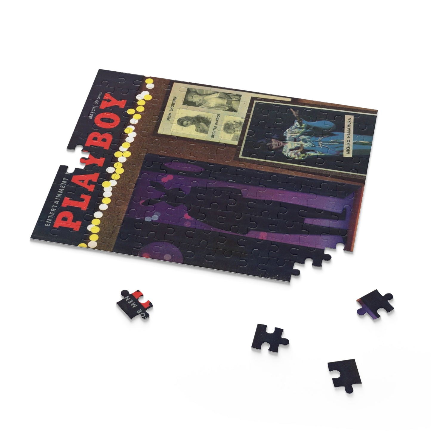 Puzzle (120, 252, 500-Piece) Playboy Cover March 1958