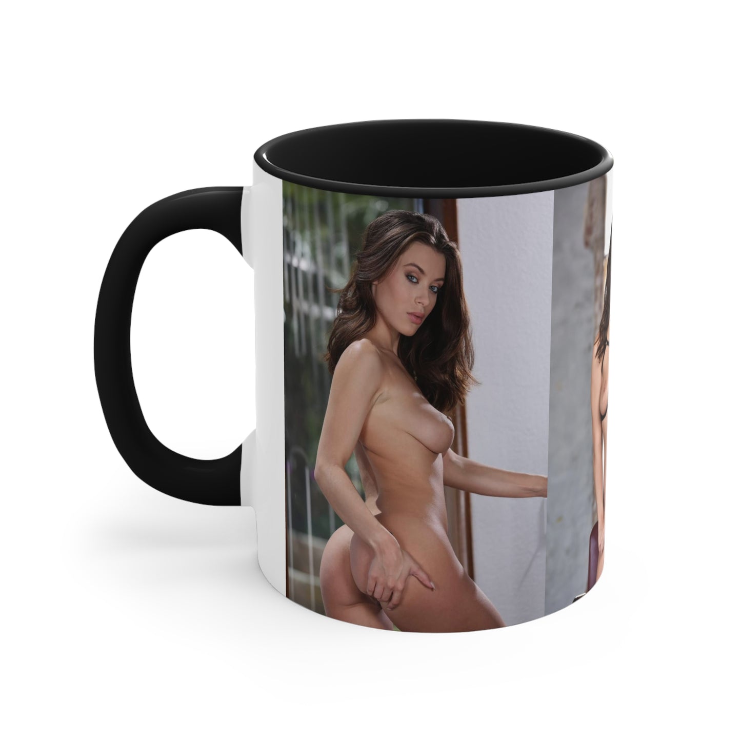 Accent Coffee Mug, 11oz Lana Rhoades Nude