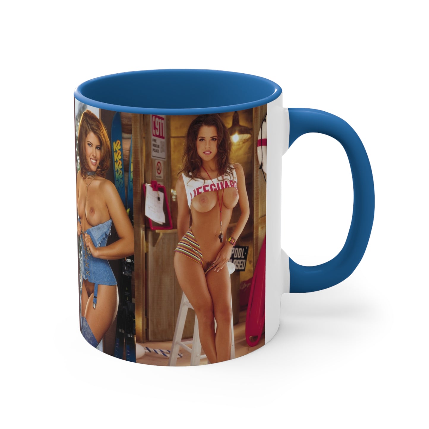 Accent Coffee Mug, 11oz Playboy Playmates 1997 January - April