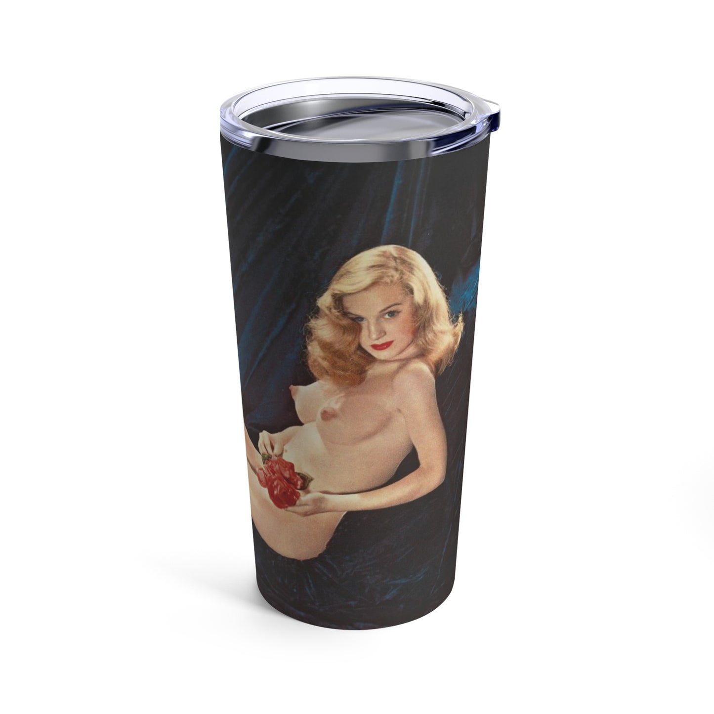 Tumbler 20oz Playboy Playmate April 1954 Marilyn Waltz