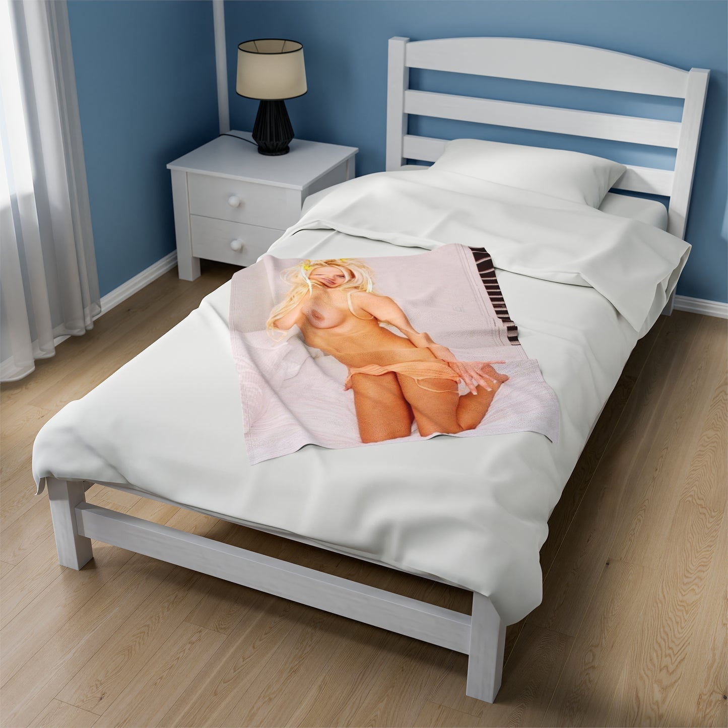 Velveteen Plush Blanket Pornstar Chloe Jones Nude