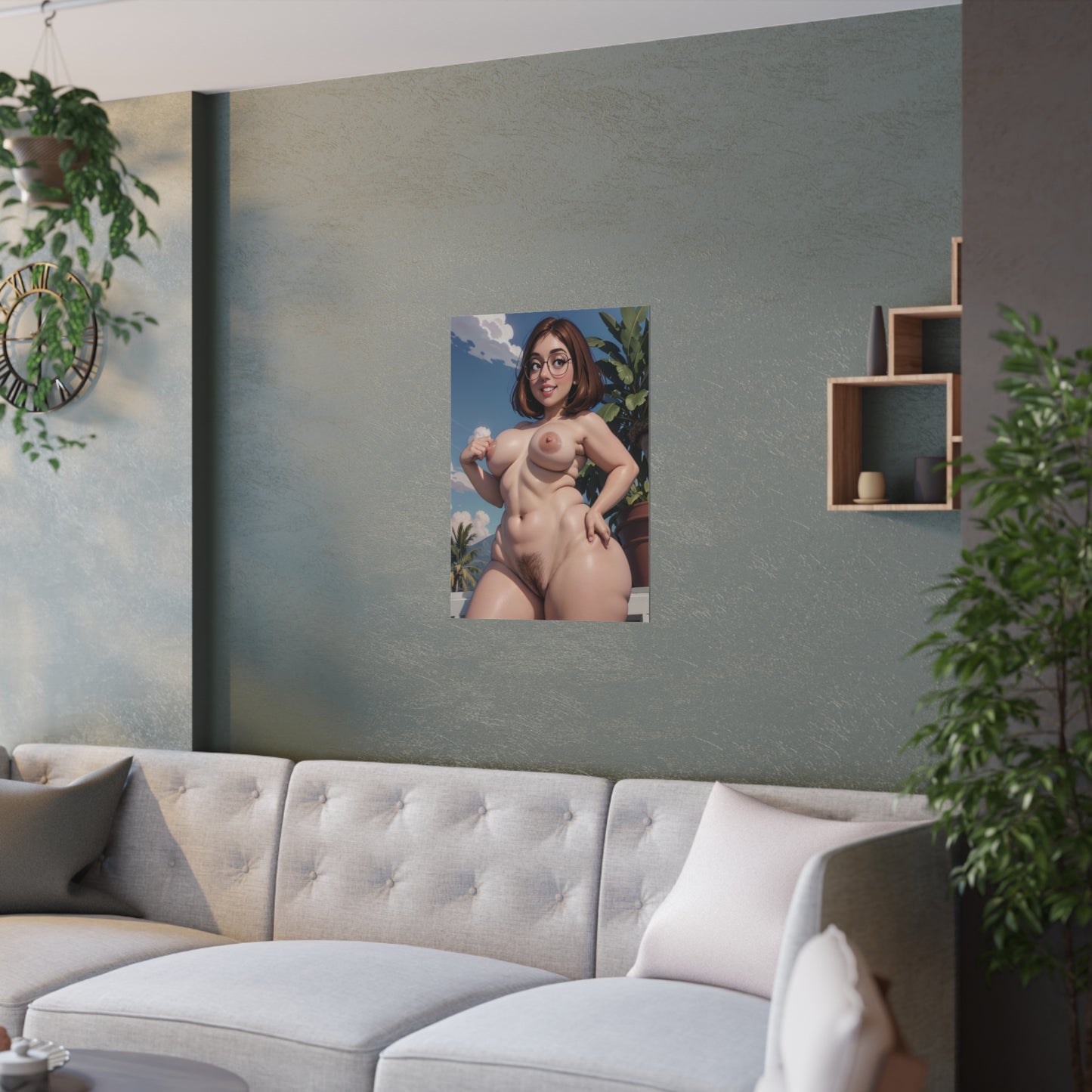 Satin Posters (210gsm) Meg Griffin Nude