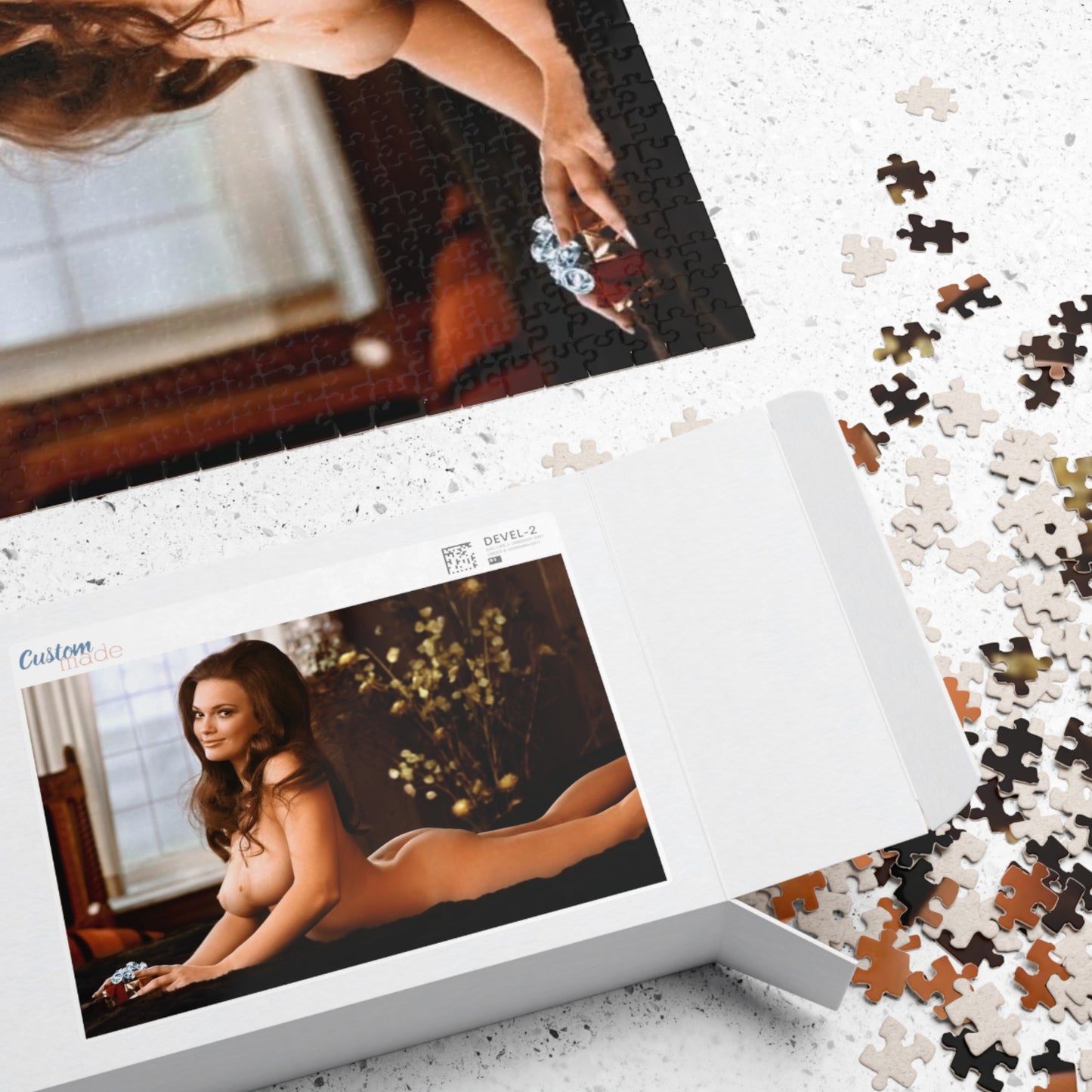 Puzzle (110, 252, 500, 1014-piece) Playboy Playmate December 1970 Carol Imhof
