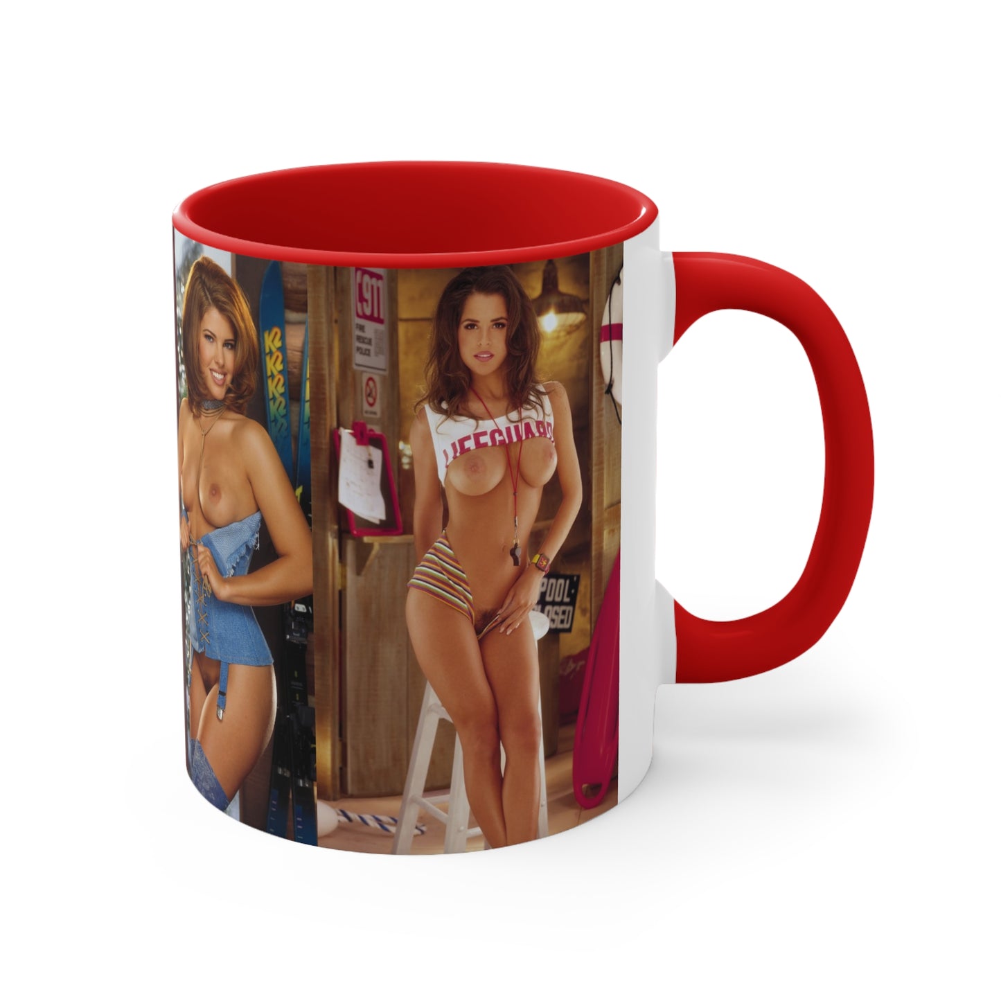 Accent Coffee Mug, 11oz Playboy Playmates 1997 January - April