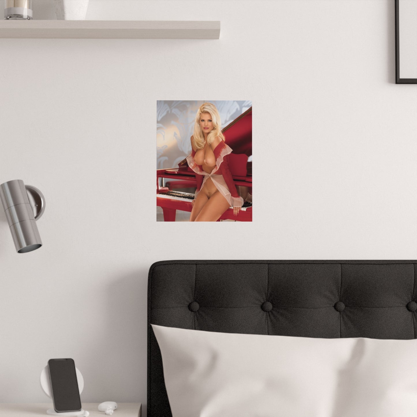 Satin Posters (210gsm) Playboy Playmate December 1996 Victoria Silvstedt