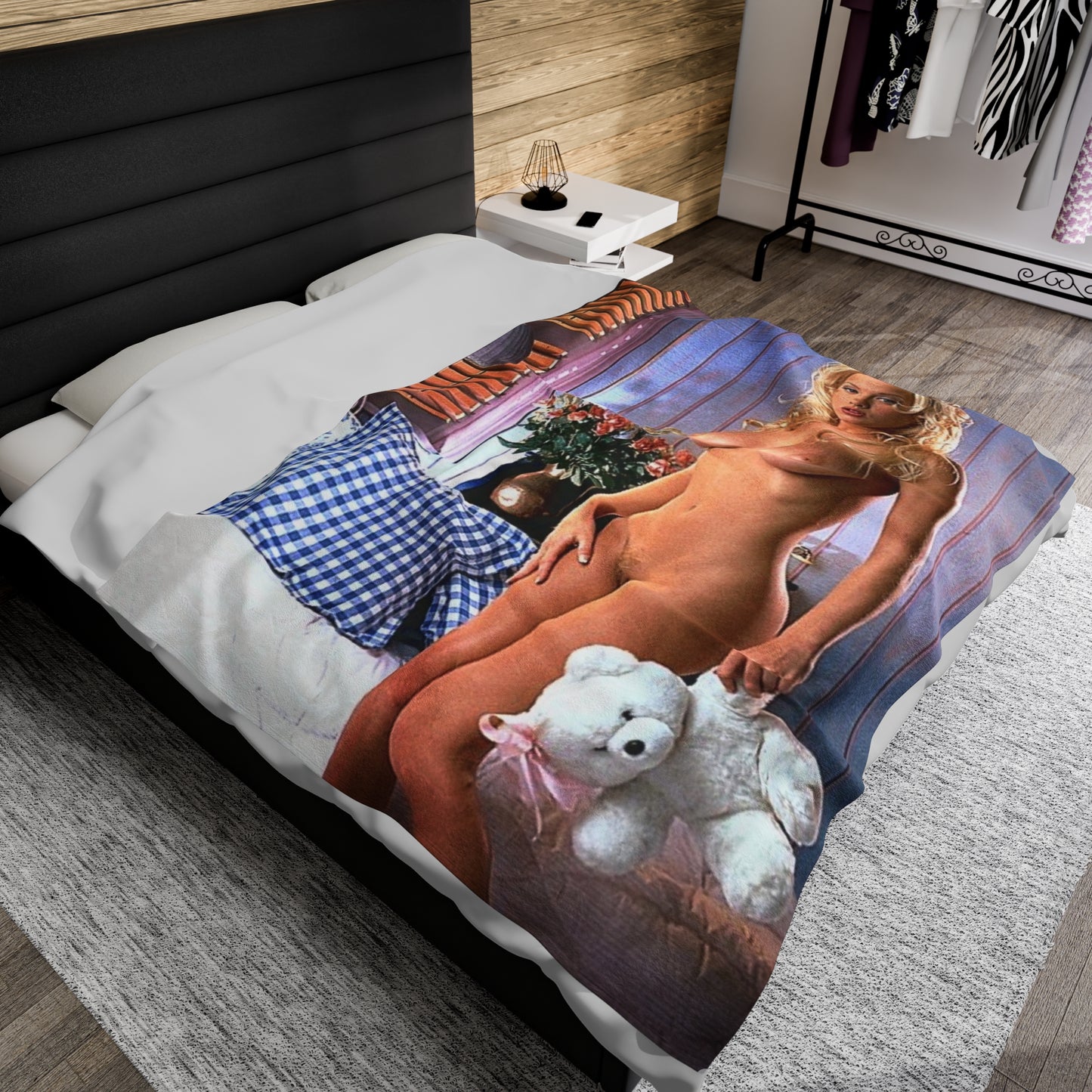 Velveteen Plush Blanket Pornstar Chloe Jones Nude
