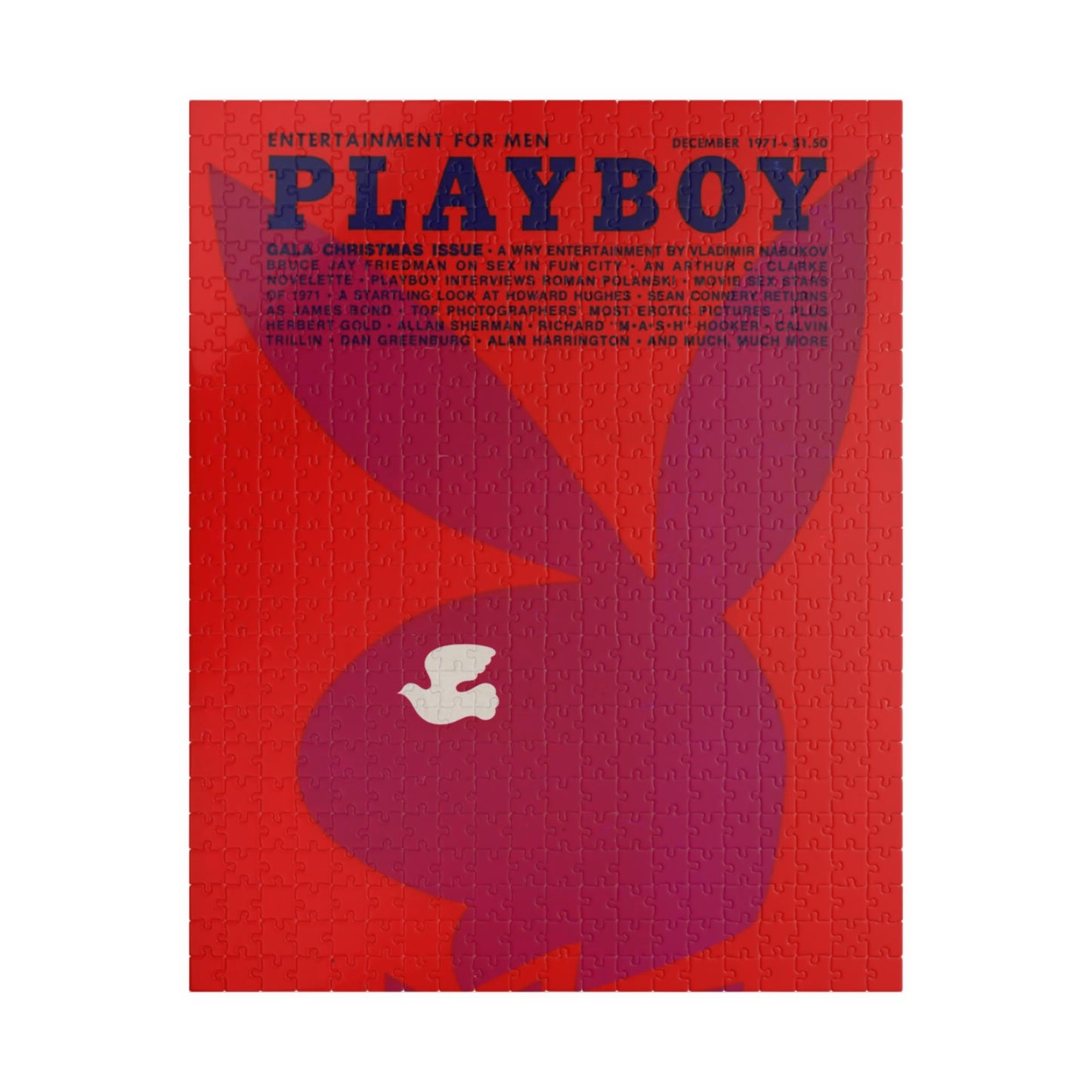 Puzzle (110, 252, 500, 1014-piece) Playboy Cover December 1971