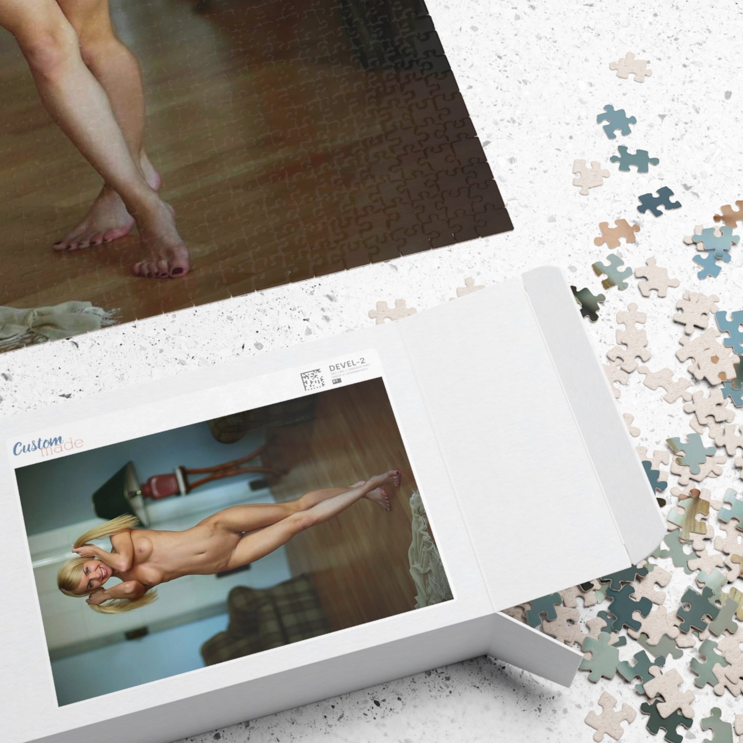 Puzzle (110, 252, 500, 1014-piece) Tight Nude Pigtails