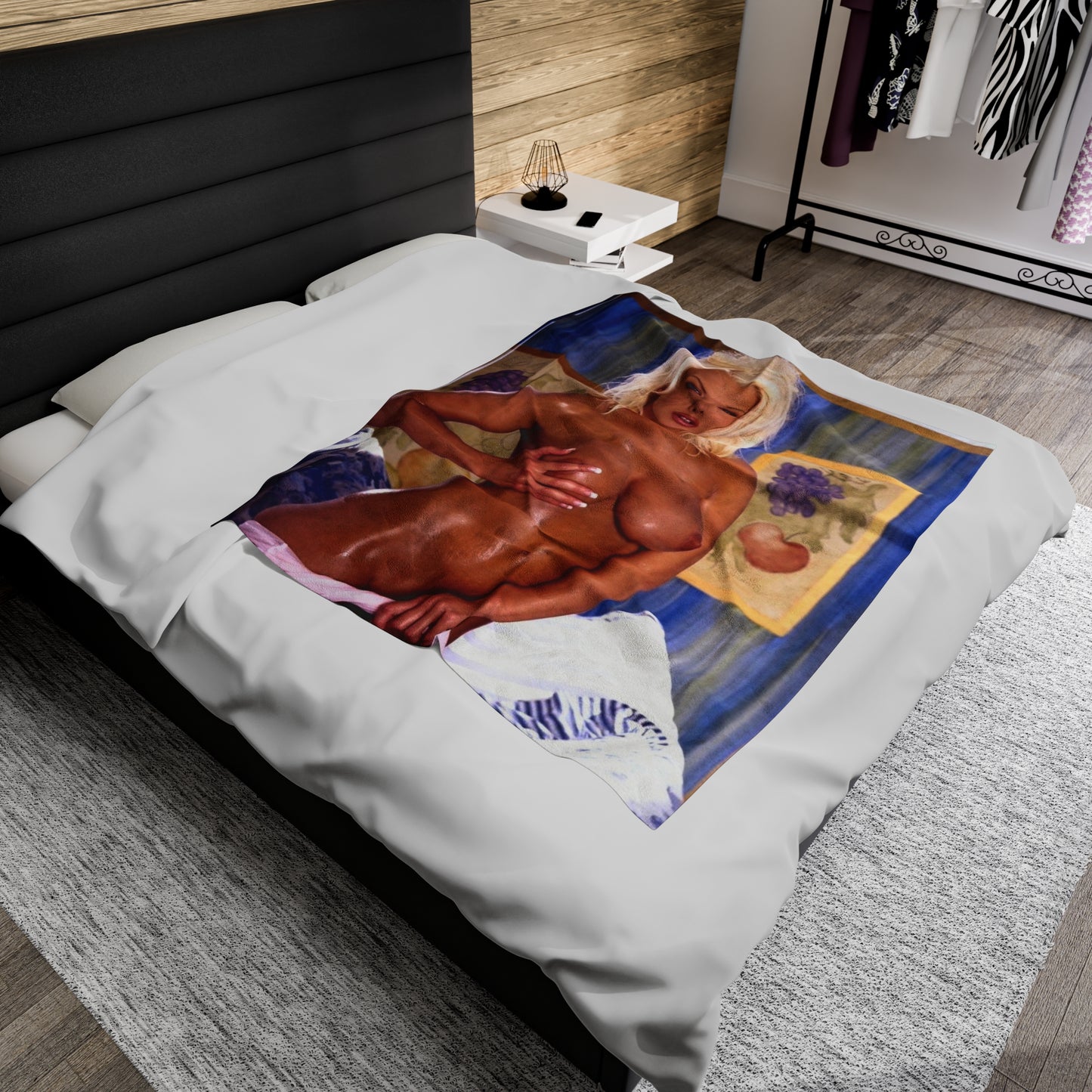 Velveteen Plush Blanket Pornstar Chloe Jones Nude