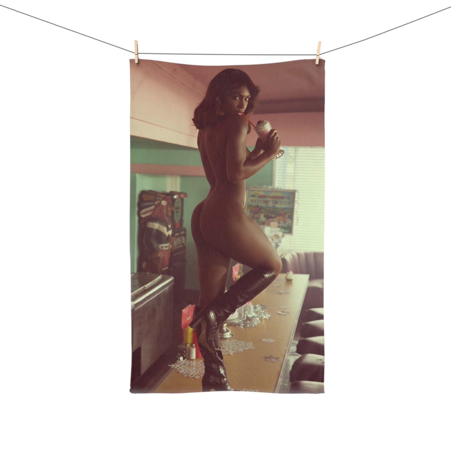 Hand Towel Playboy Playmate December 2018 Jordan Emanuel