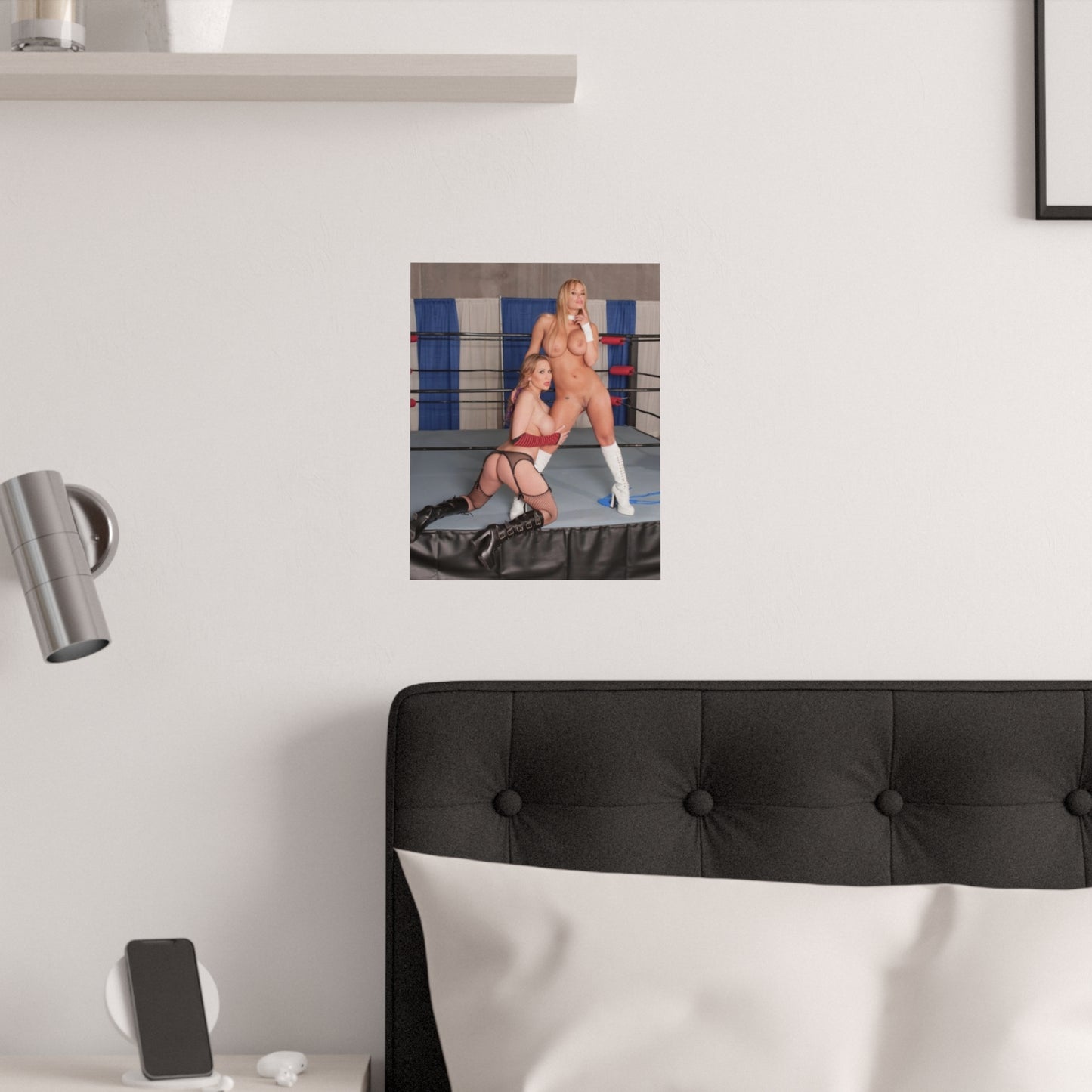Satin Posters (210gsm) Shyla Stylez and Friend Nude