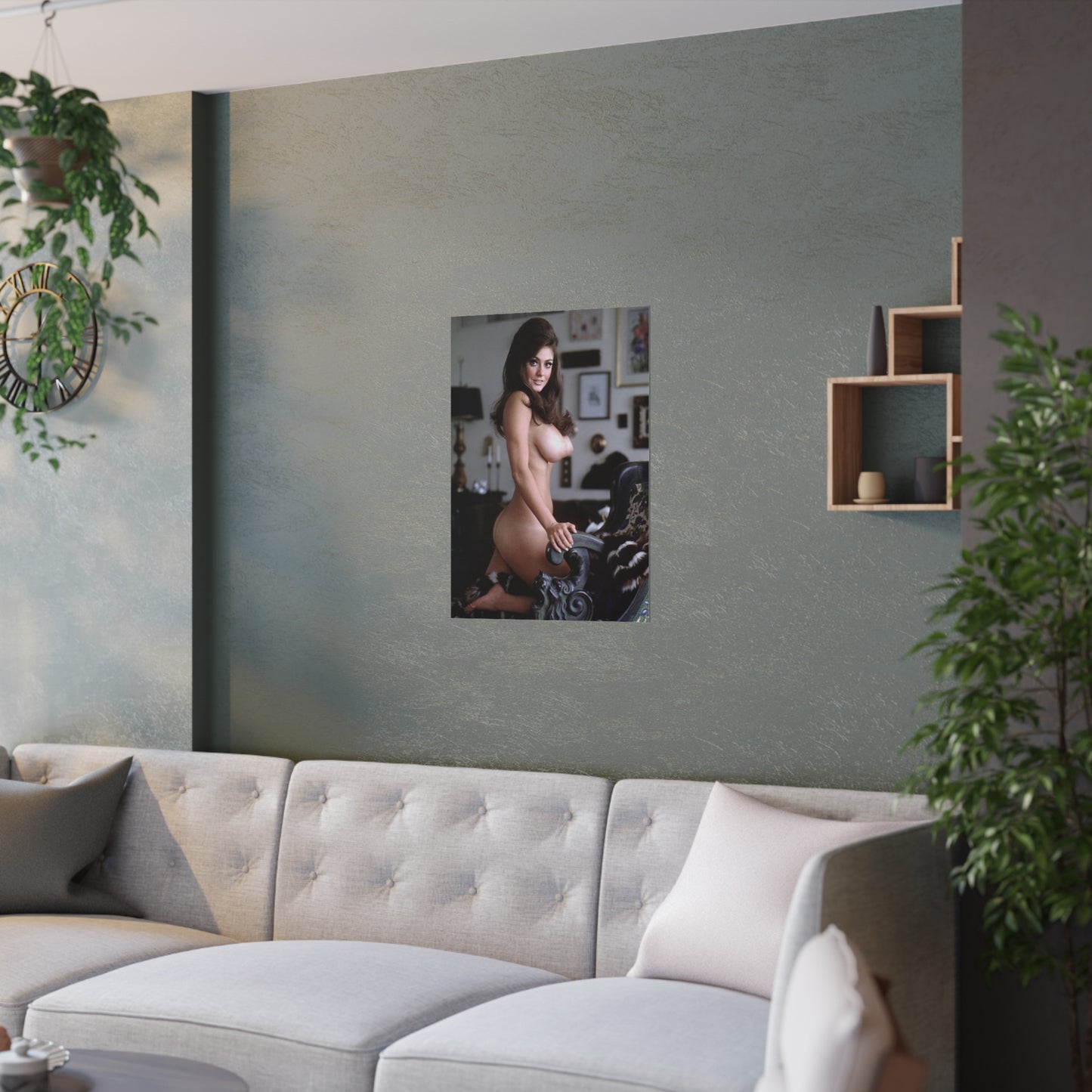 Satin Posters (210gsm) Playboy Playmate Cynthia Myers Nude