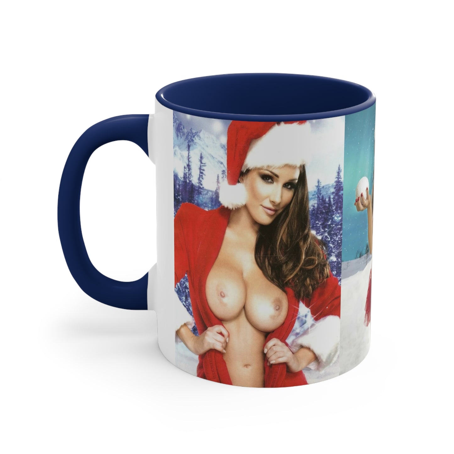 Accent Coffee Mug, 11oz Nude Christmas Pornstars