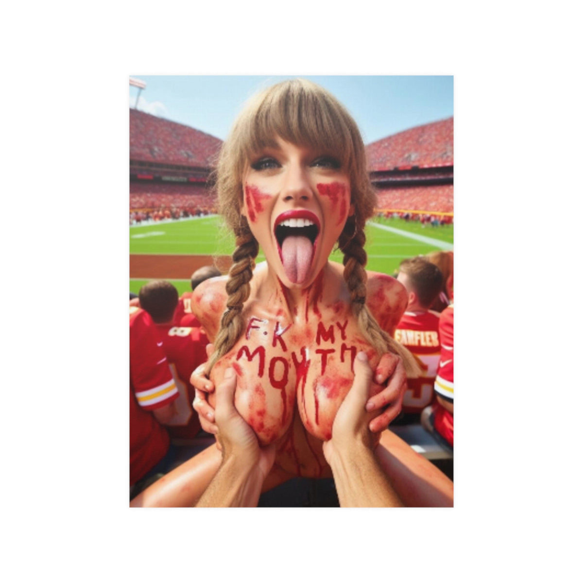 Satin Posters (210gsm) Taylor Swift AI Nudes