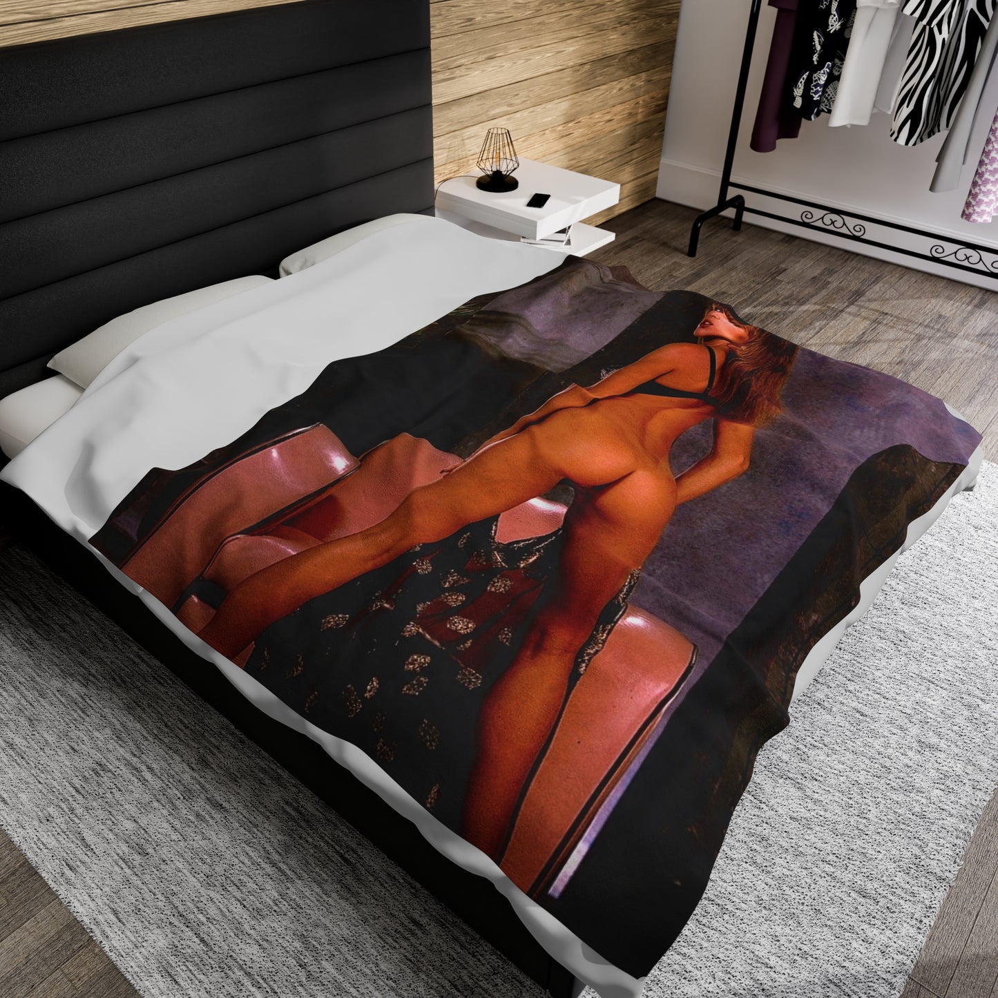 Velveteen Plush Blanket Pornstar Racquel Darrian Nude