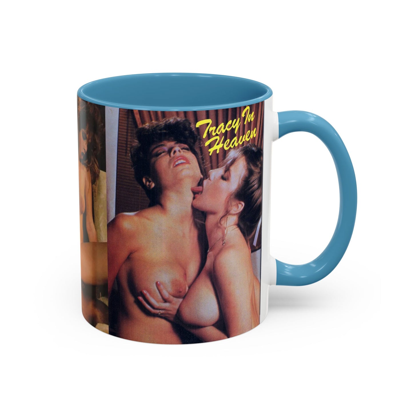 Accent Coffee Mug (11, 15oz) Traci Lords Nude Naked Retro