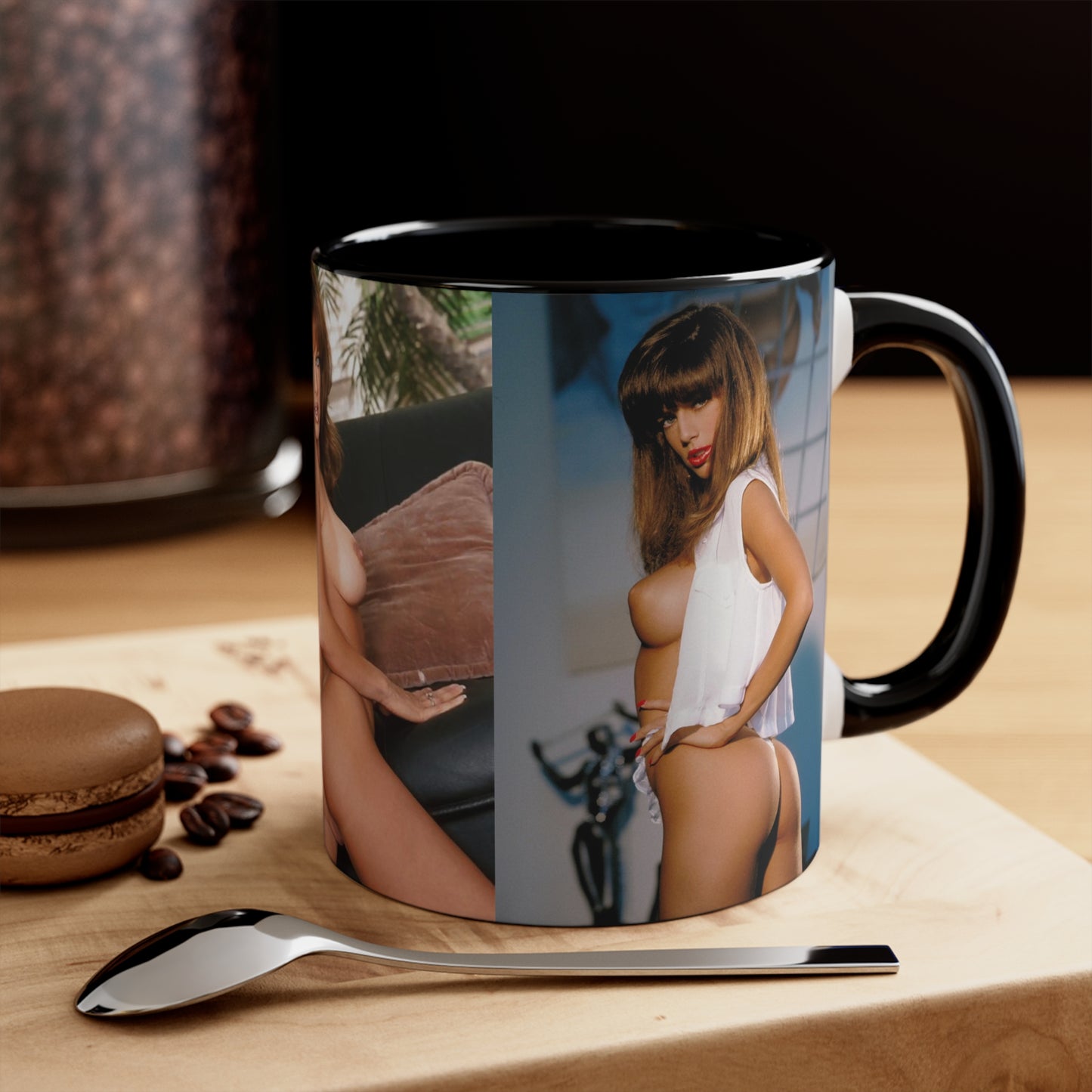 Accent Coffee Mug, 11oz Pornstar Racquel Darrian Nude