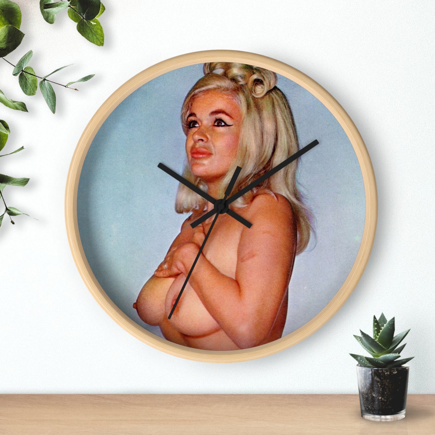 Wall Clock Jayne Mansfield Nude
