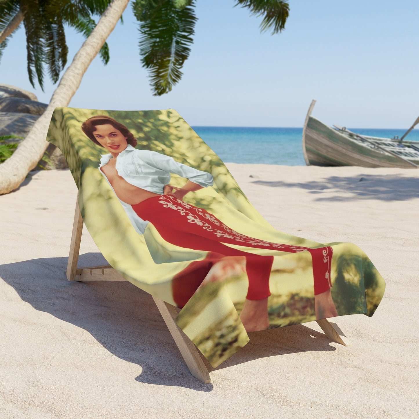 Beach Towel Playboy Playmate May 1957 Dawn Richard