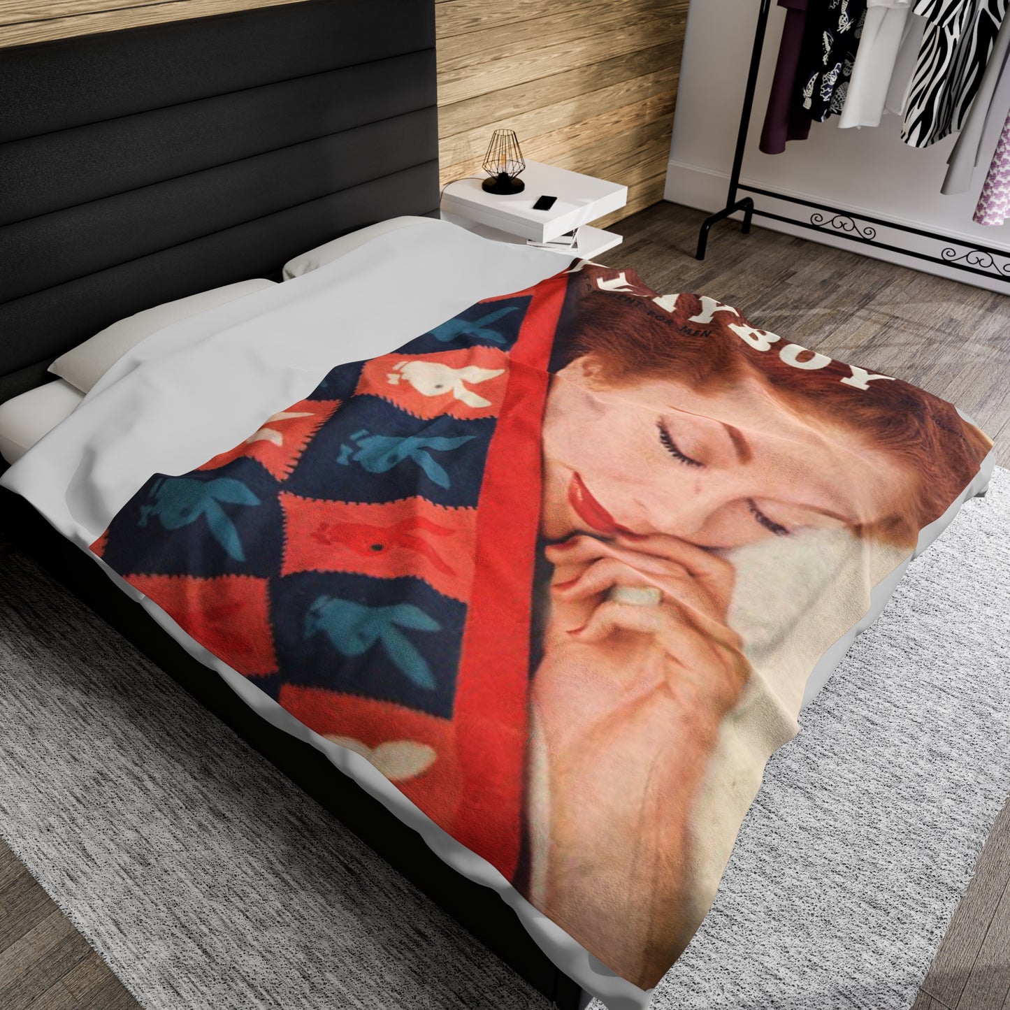 Velveteen Plush Blanket Cover May 1956