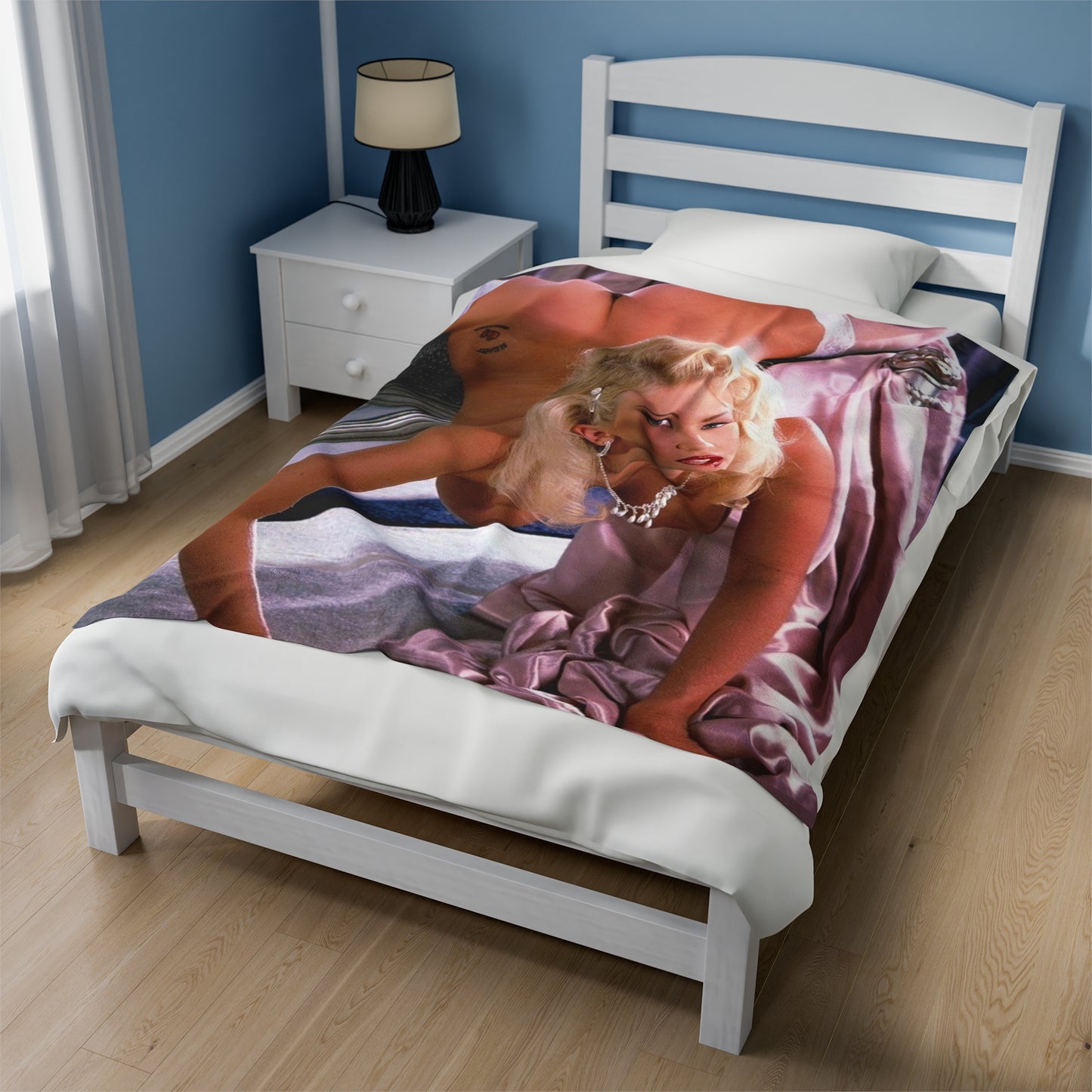 Velveteen Plush Blanket Pornstar Jenna Jameson Nude