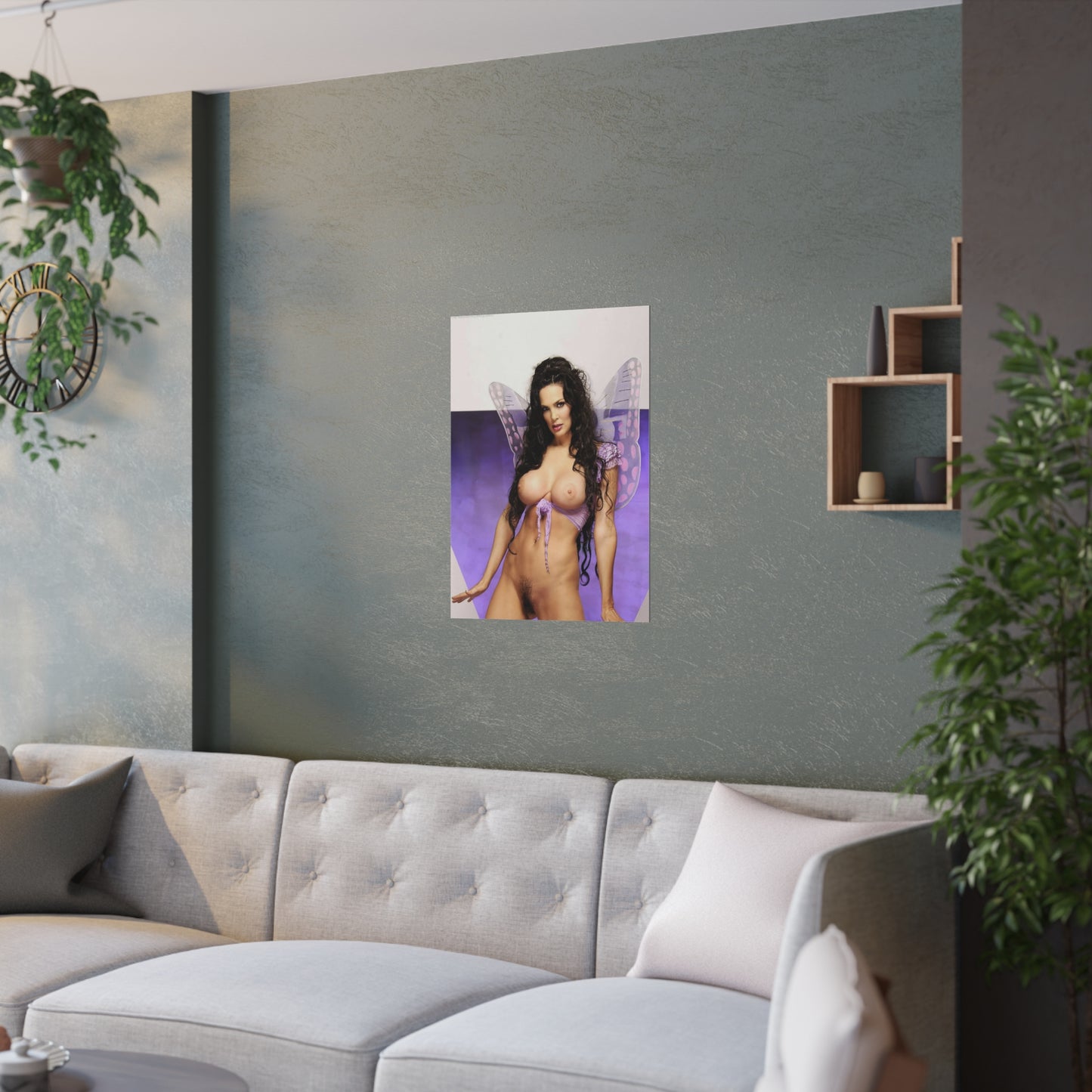 Satin Posters (210gsm) Retro Adult Star Julie Strain