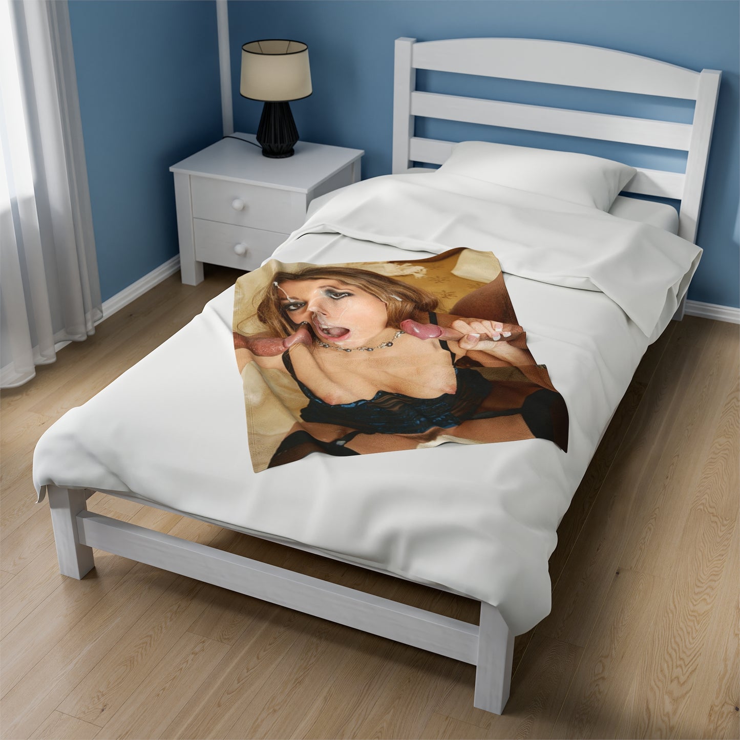Velveteen Plush Blanket Cumshot Target Jenna Haze Wants Yours Now