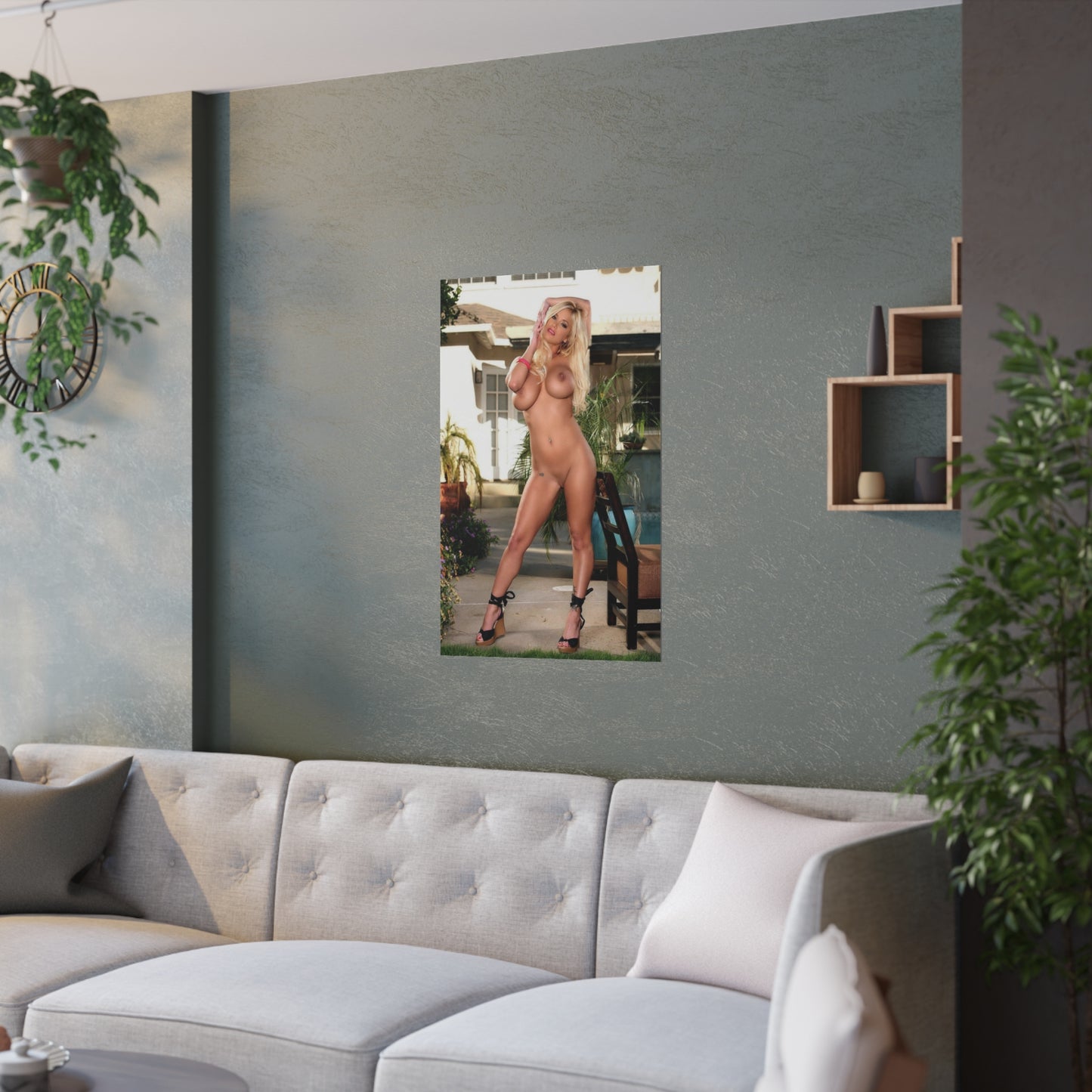 Satin Posters (210gsm) Pornstar Shyla Stylez Nude