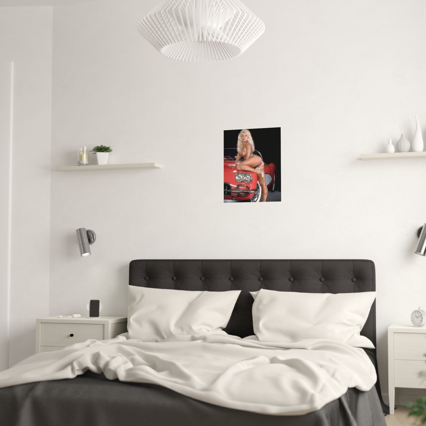 Satin Posters (210gsm) Retro 1980s Porn Star Amber Lynn