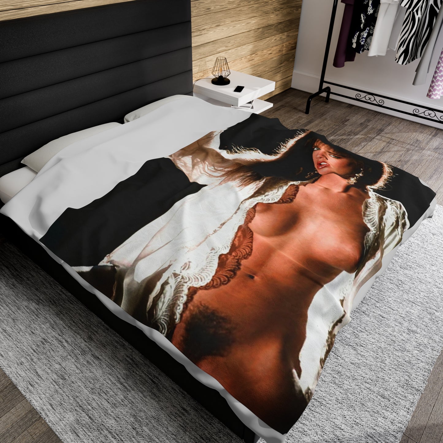 Velveteen Plush Blanket Pornstar Racquel Darrian Nude