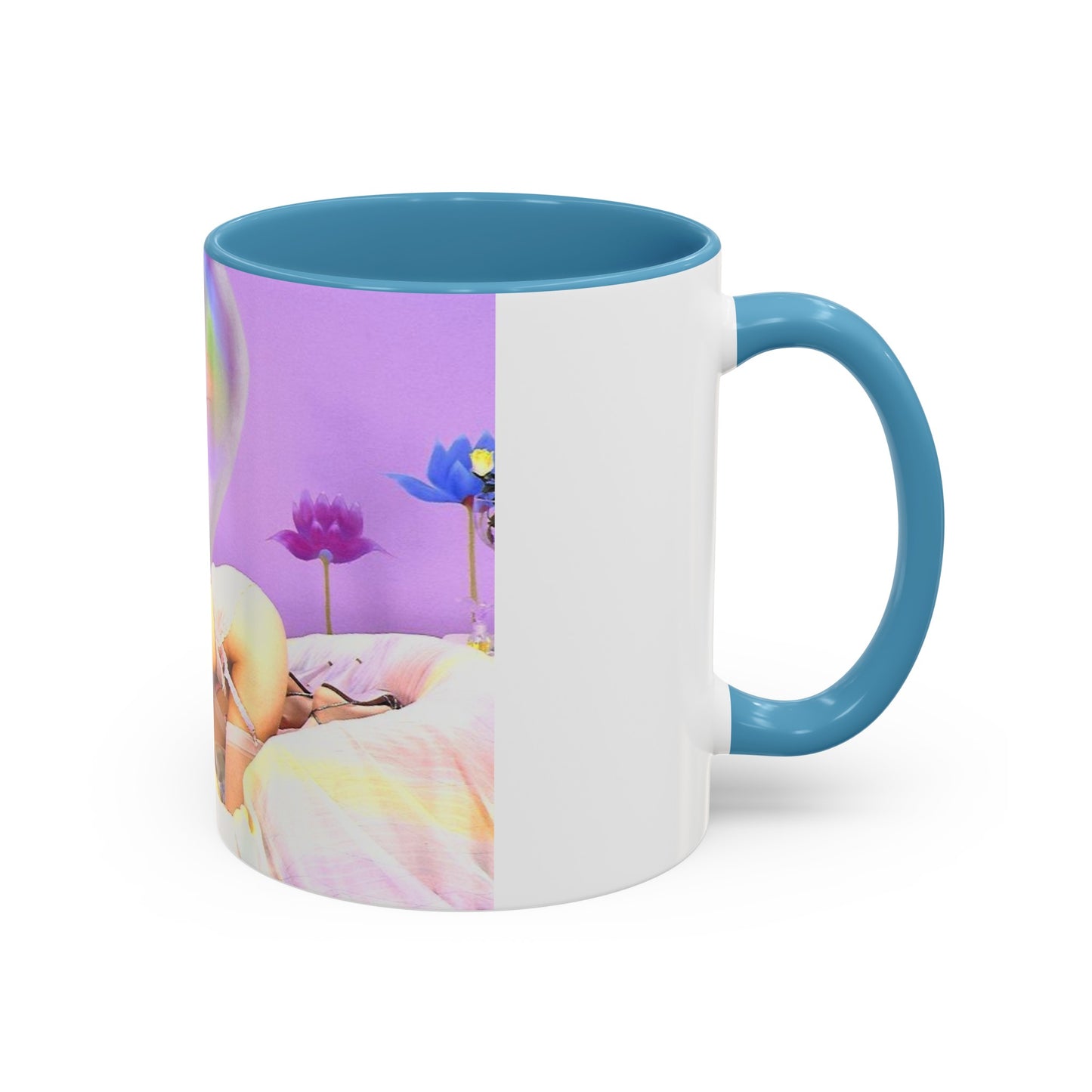 Accent Coffee Mug (11, 15oz) Traci Lords Nude Naked Retro