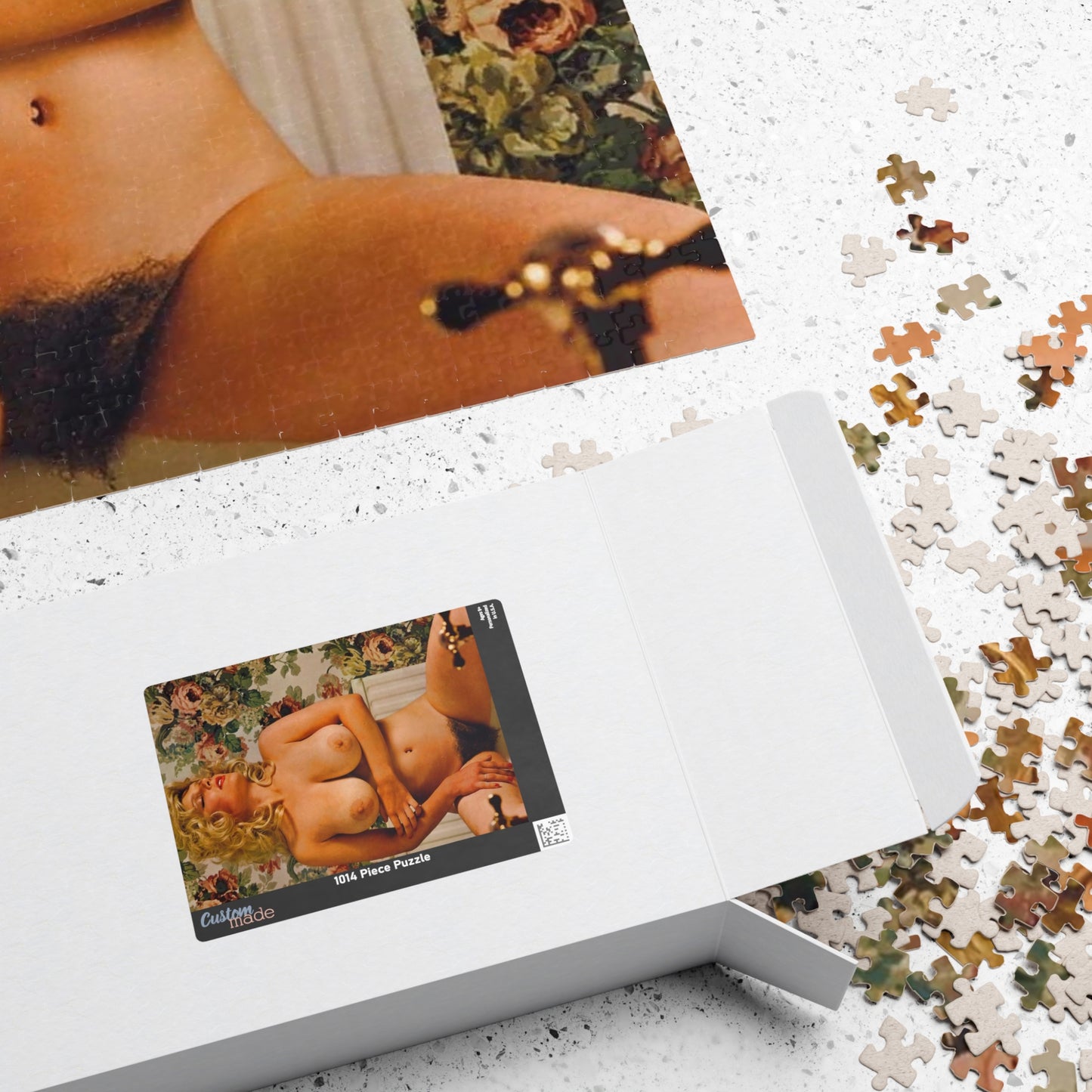 Puzzle (110, 252, 520, 1014-piece) Retro Pornstar Jennifer Eccles Nude