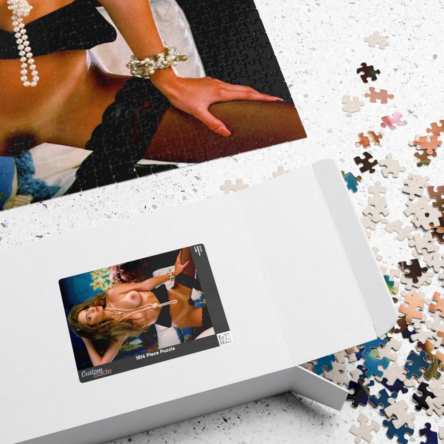 Puzzle (110, 252, 520, 1014-piece) Retro Adult Star Bonita Saint Nude