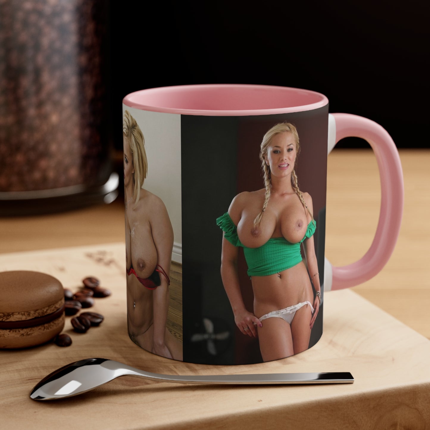 Accent Coffee Mug, 11oz Adult Star Shyla Stylez Nude