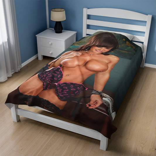 Velveteen Plush Blanket Lisa Ann