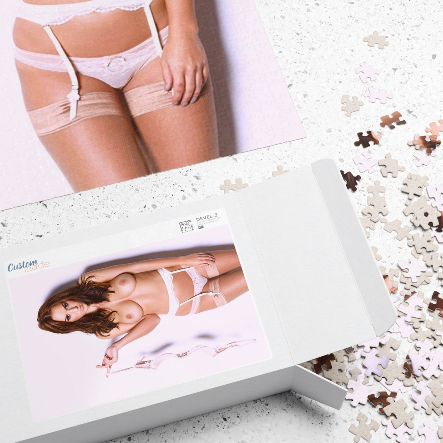 Puzzle (110, 252, 520, 1014-piece) Sexy Brit Rosie Jones Nude