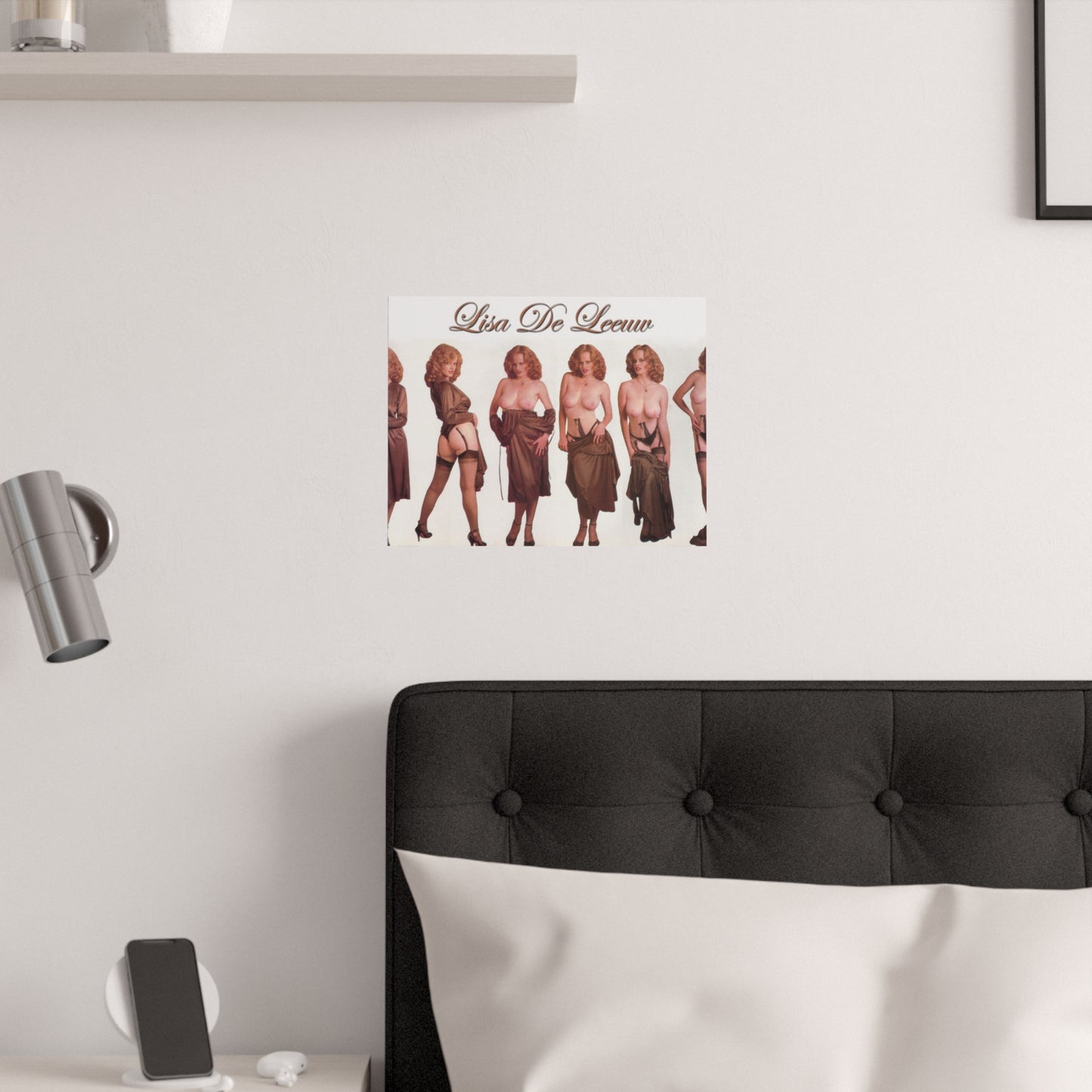 Satin Posters (210gsm) Retro Pornstar Lisa De Leeuw Nude