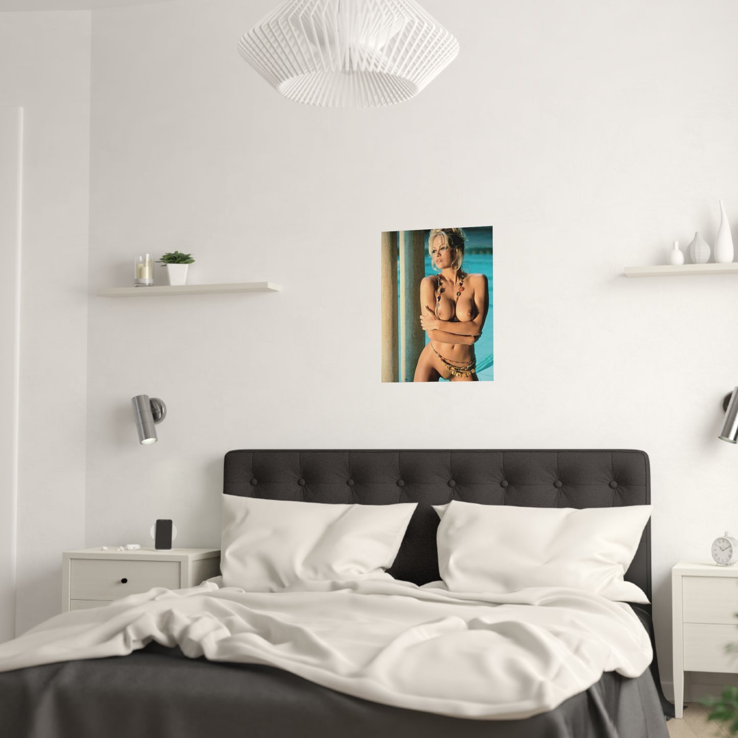 Satin Posters (210gsm) Pamela Anderson Nude #3
