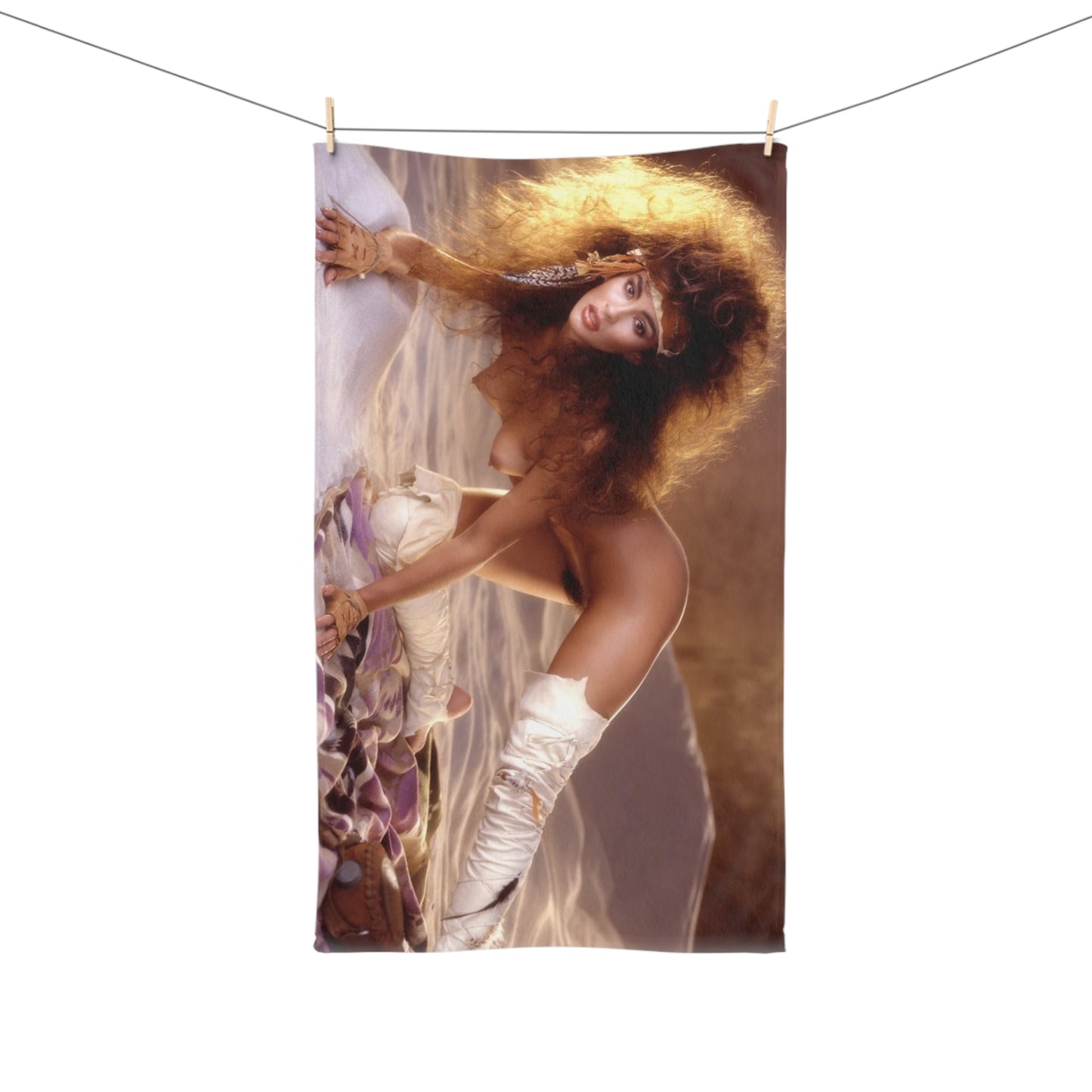 Hand Towel Playboy Playmate June 1986 Rebecca Ferratti