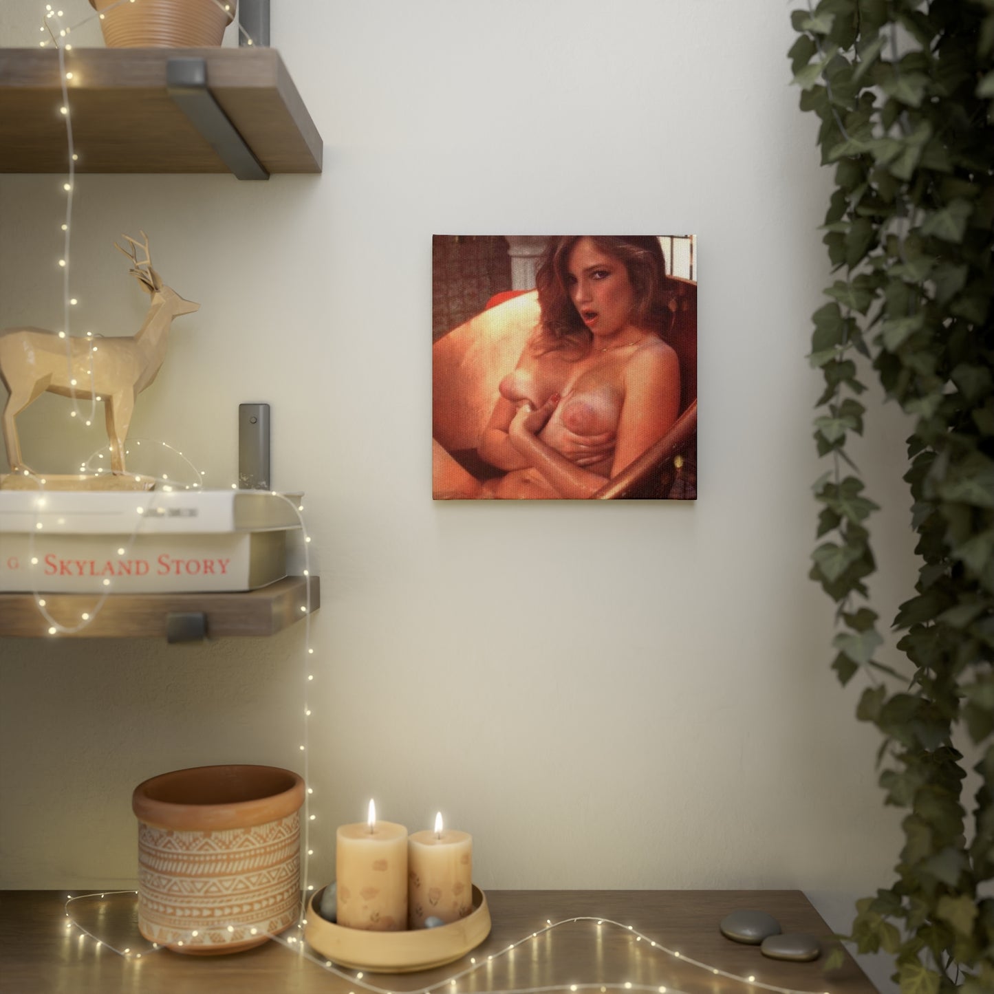 Canvas Photo Tile Retro Porn Star Traci