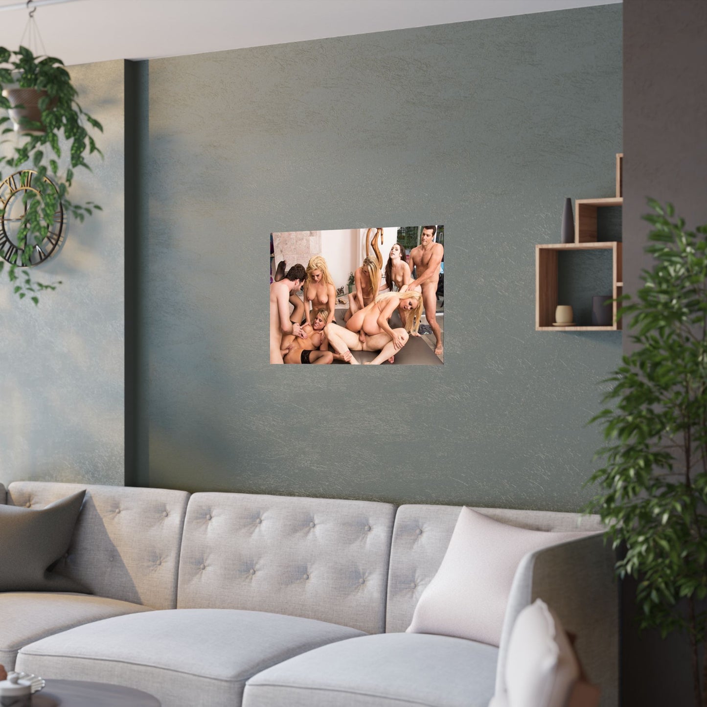 Satin Posters (210gsm) Hardcore Orgy Porn Stars