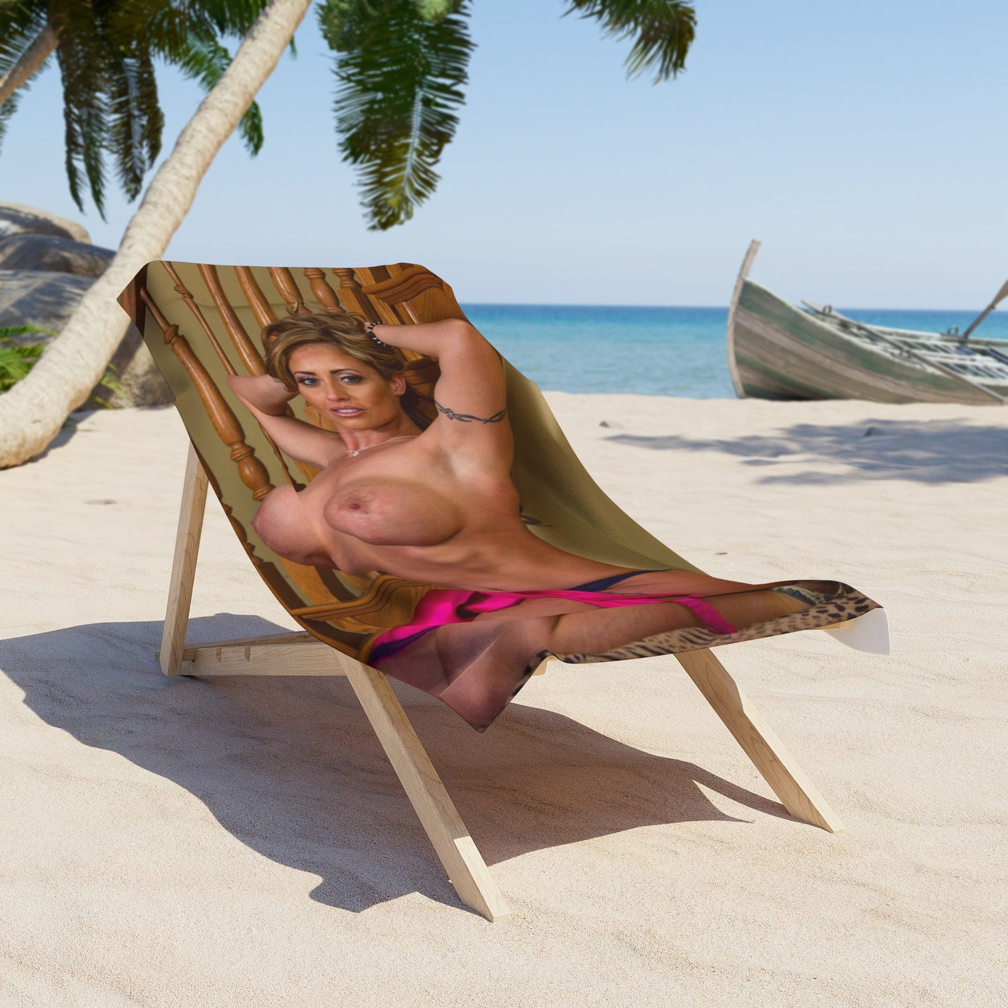 Beach Towel Eva Notty Nude