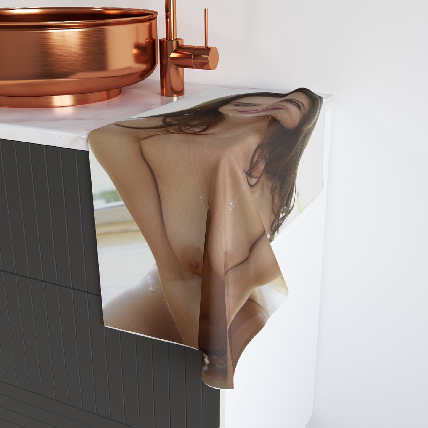 Hand Towel Lana Rhoades Nude