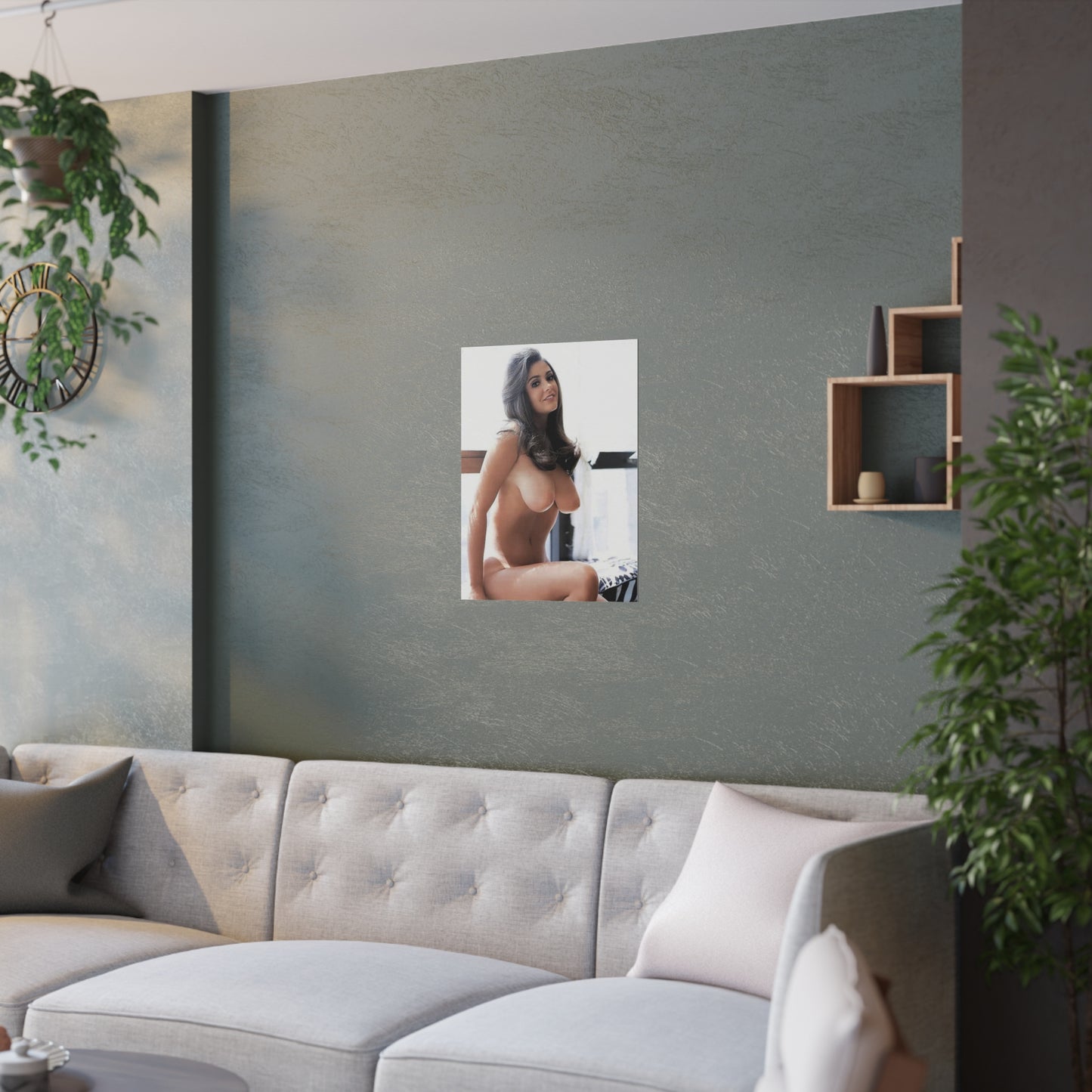 Satin Posters (210gsm) Playboy Playmate Cynthia Myers Nude