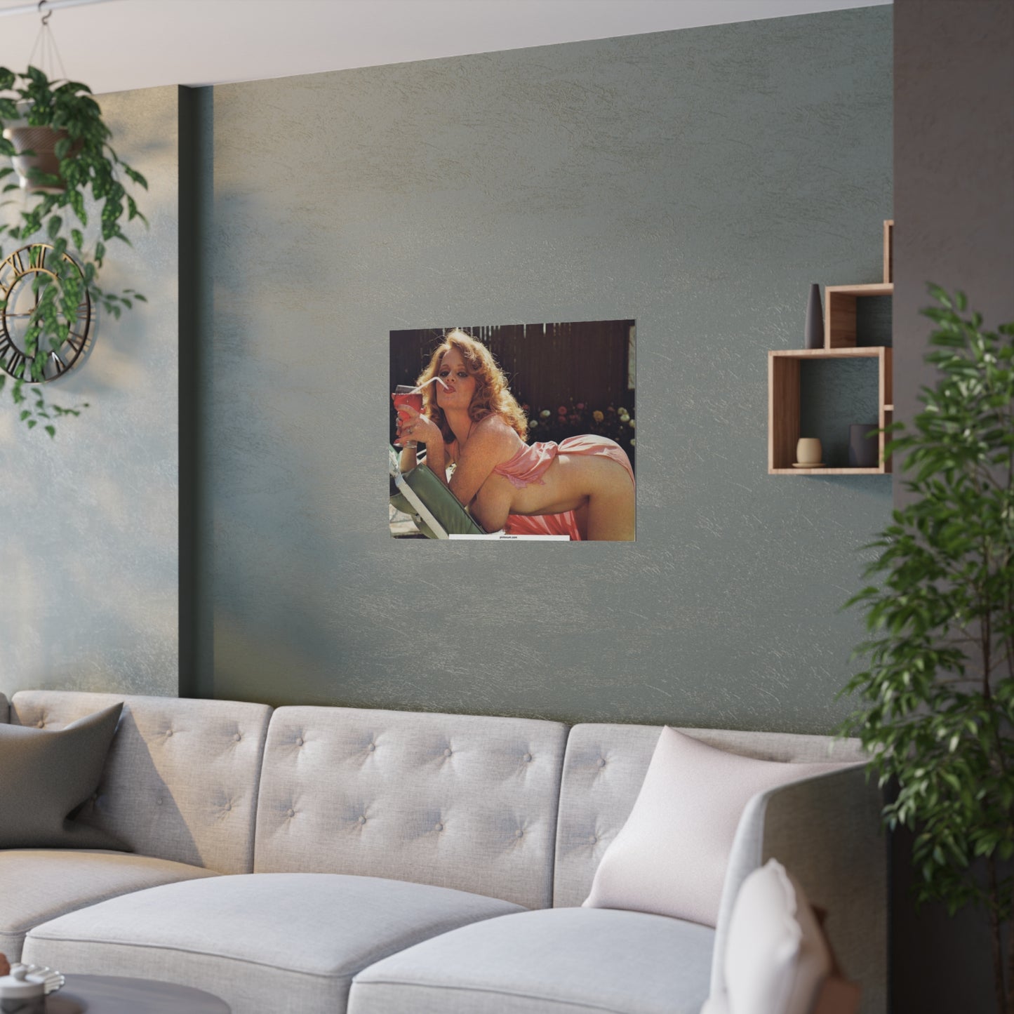 Satin Posters (210gsm) Retro Porn Star Lisa De Leeuw Nude