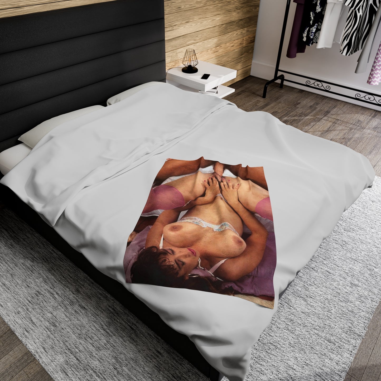 Velveteen Plush Blanket Christy Canyon