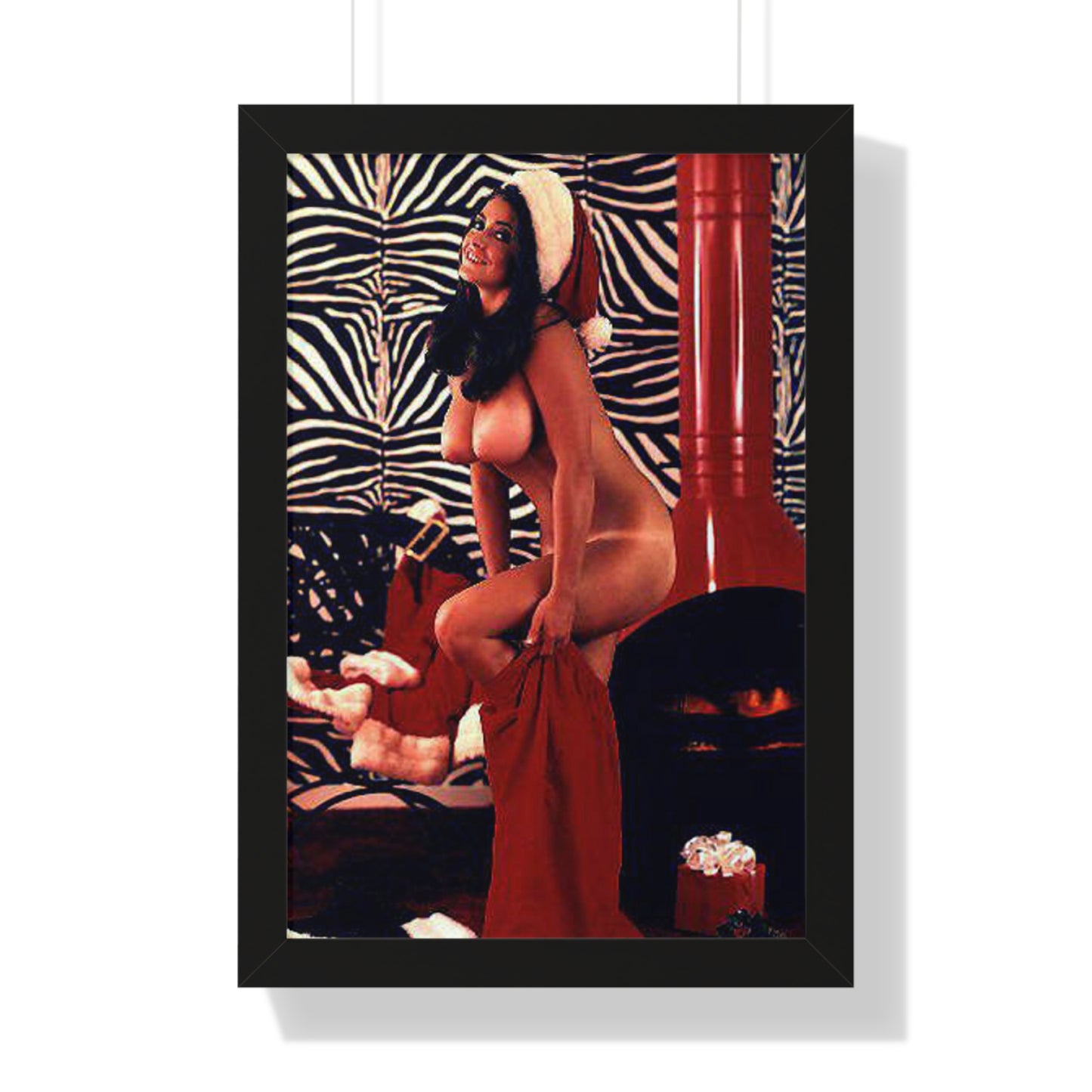 Framed Vertical Poster Playboy Playmate Cynthia Myers Nude